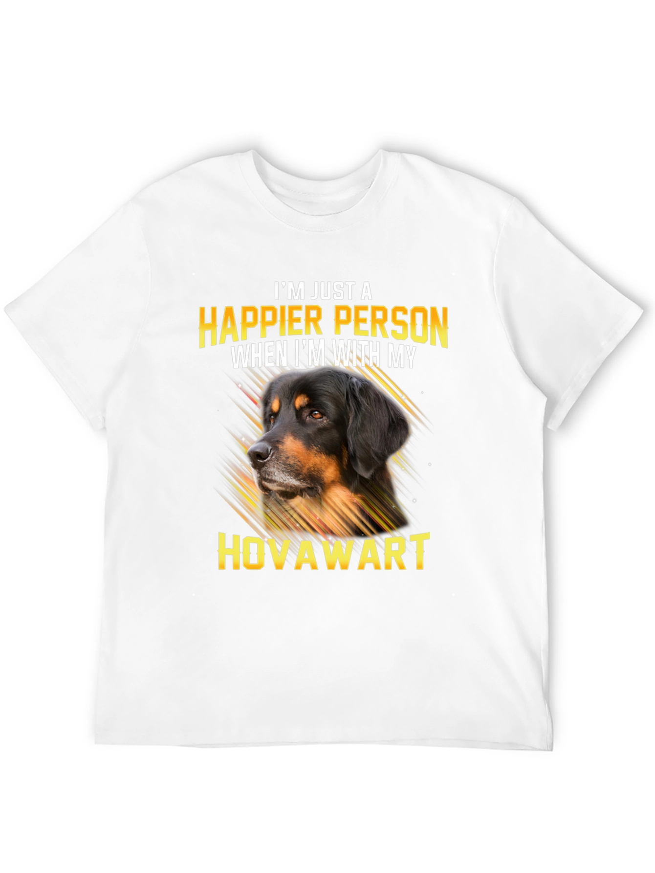 Happier Person Hovawart Dog Graphic T-Shirt