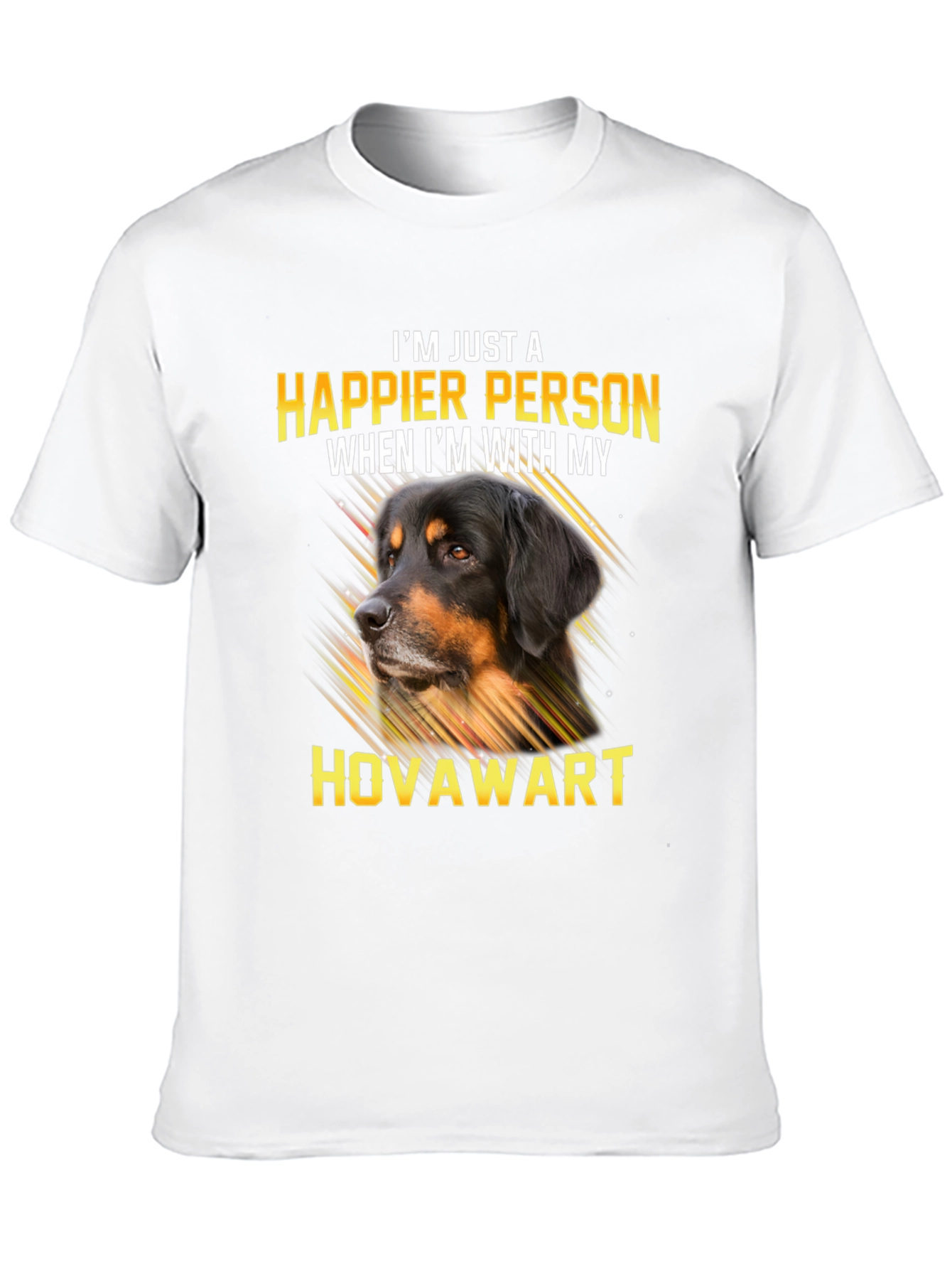 Happier Person Hovawart Dog Graphic T-Shirt