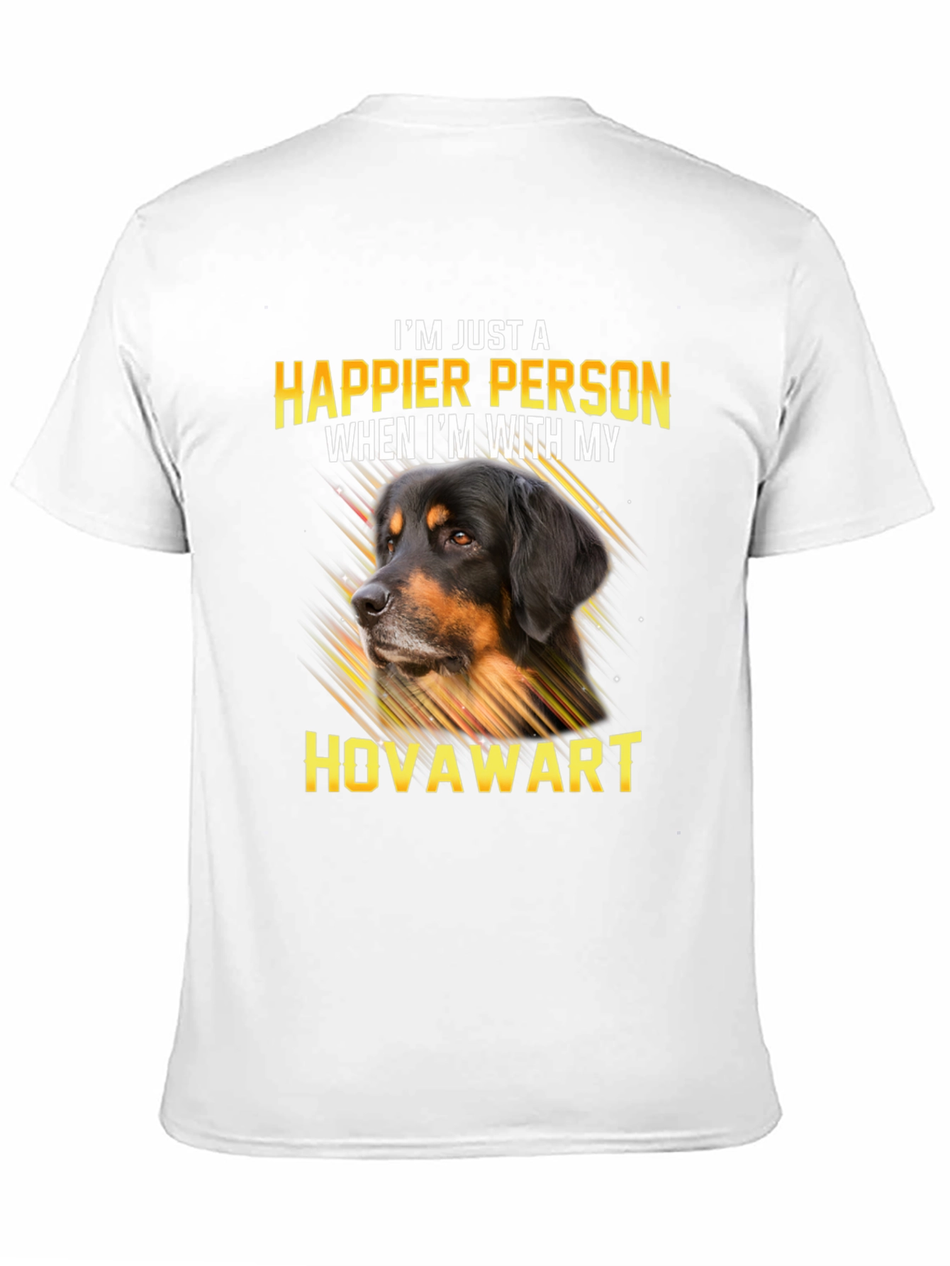 Happier Person Hovawart Dog Graphic T-Shirt