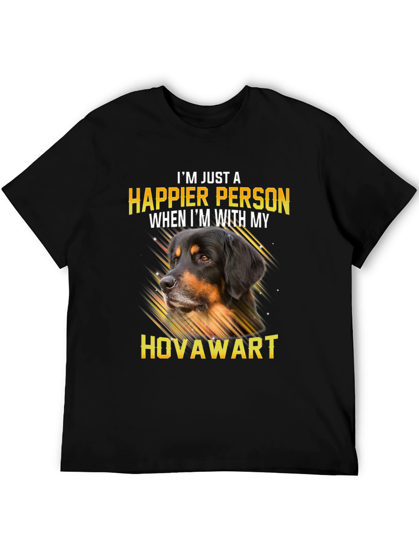 Happier Person Hovawart Dog Graphic T-Shirt