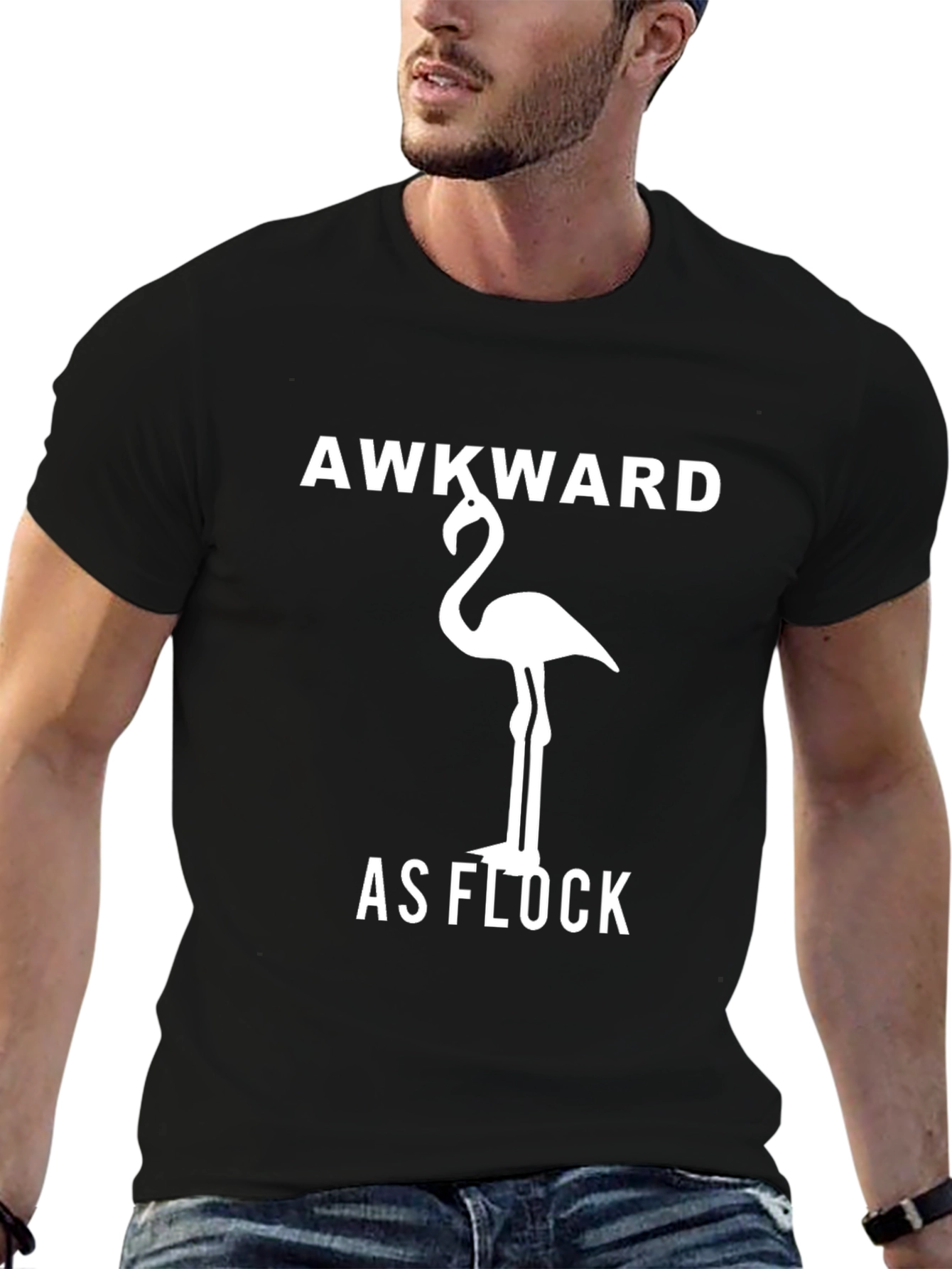 Awkward As Flock Graphic T-Shirt
