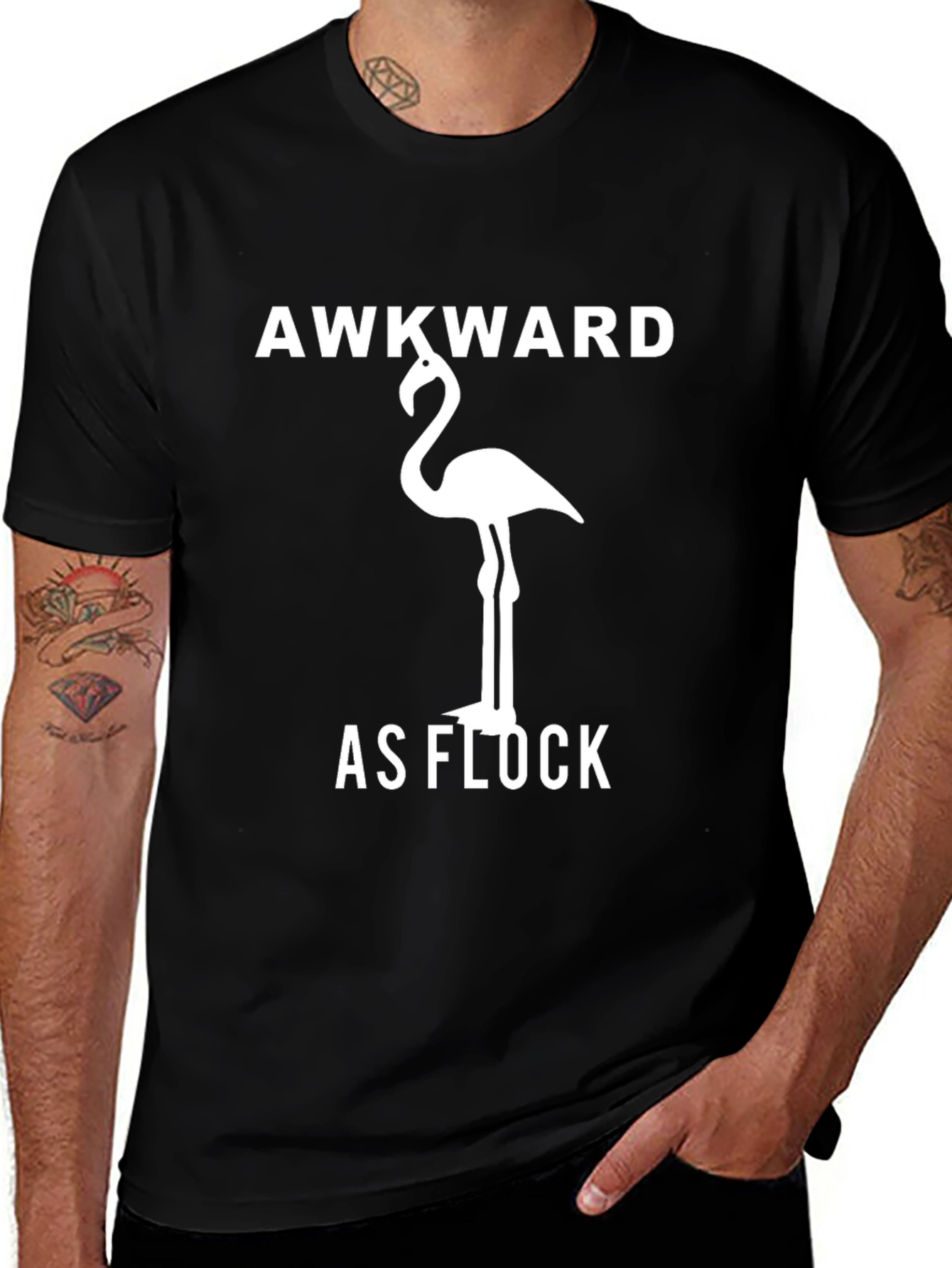 Awkward As Flock Graphic T-Shirt