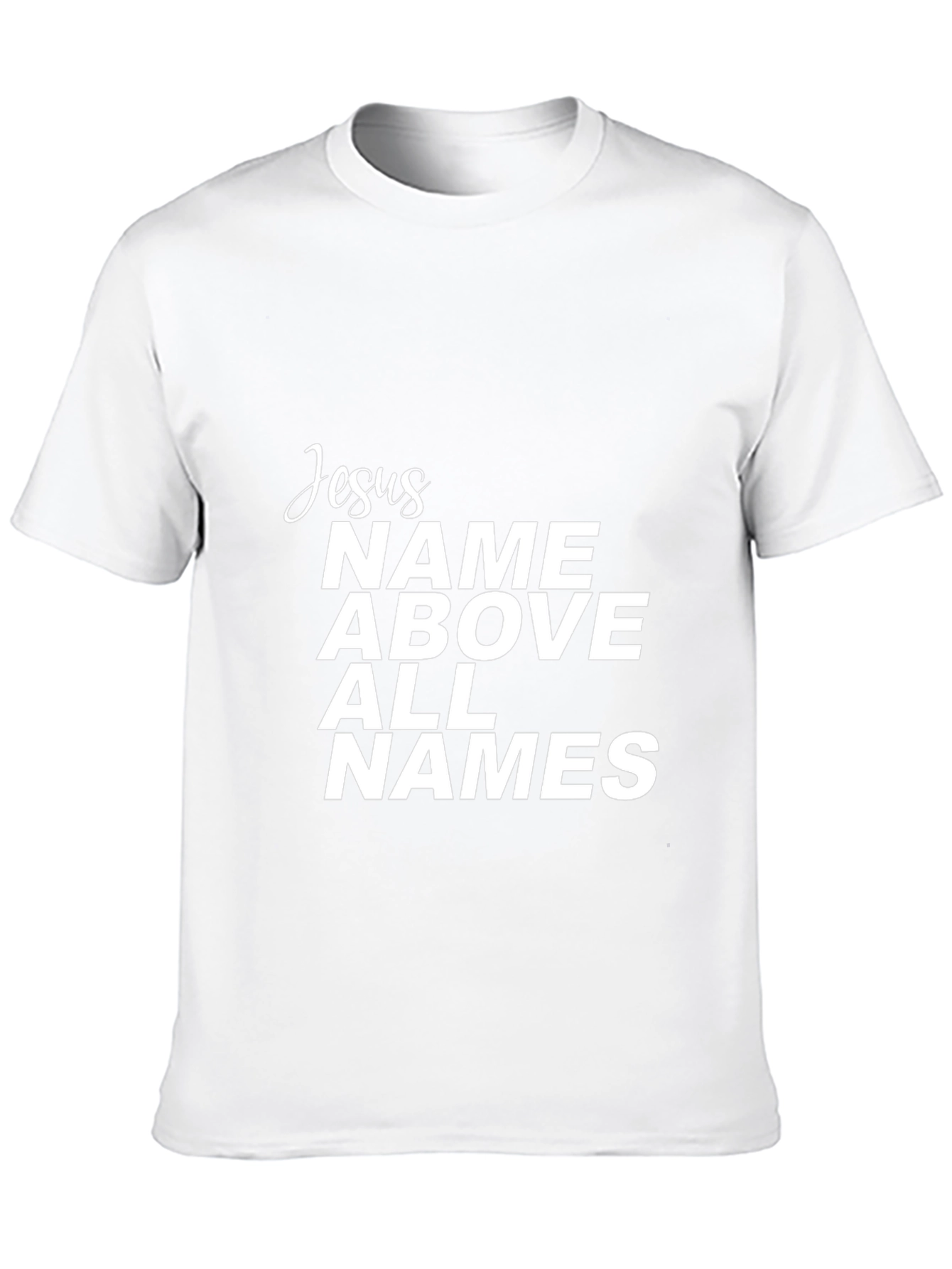 Jesus Name Above All Names Graphic Tee - Black