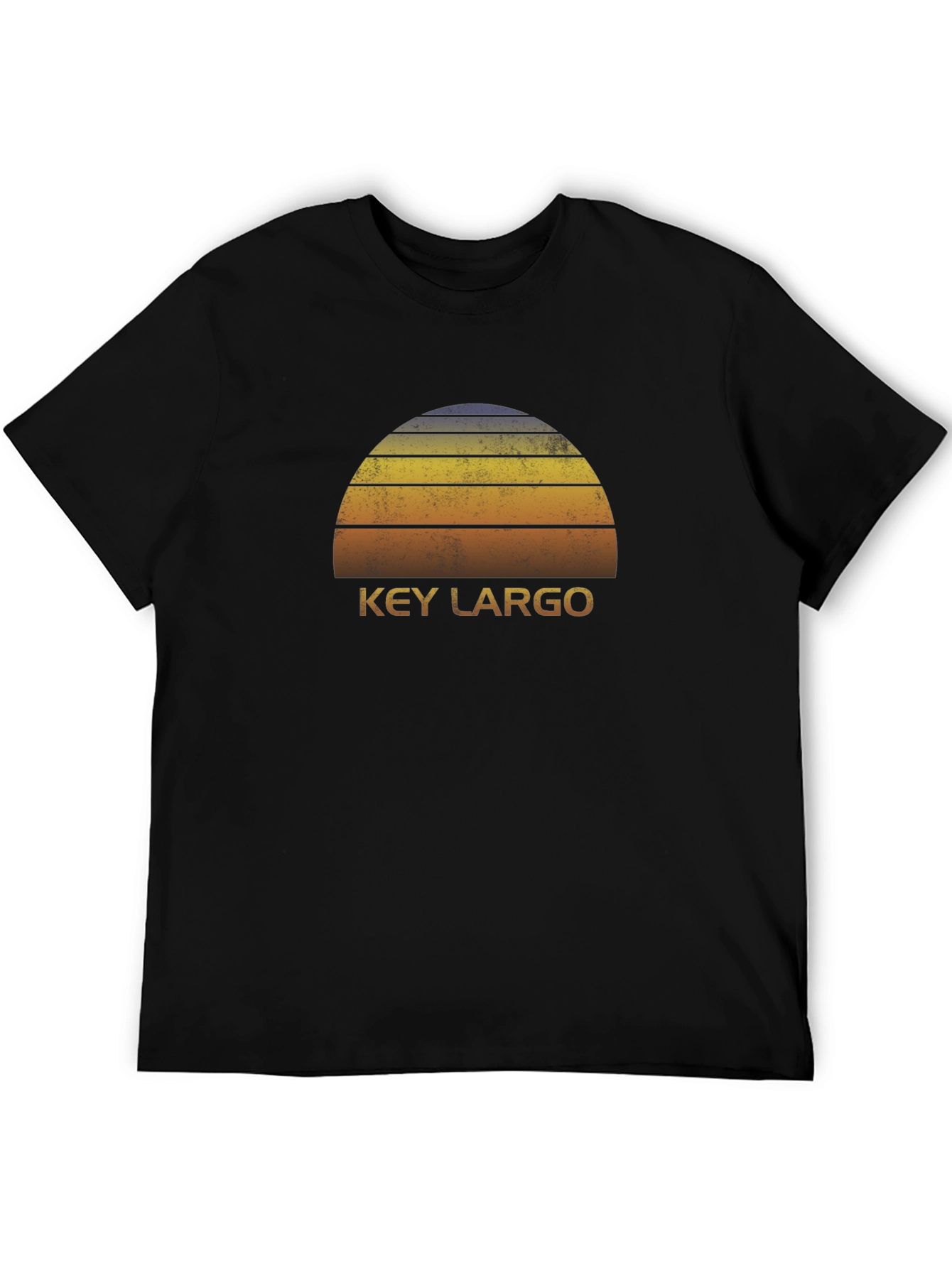 Key Largo Sunset T-Shirt Retro Style