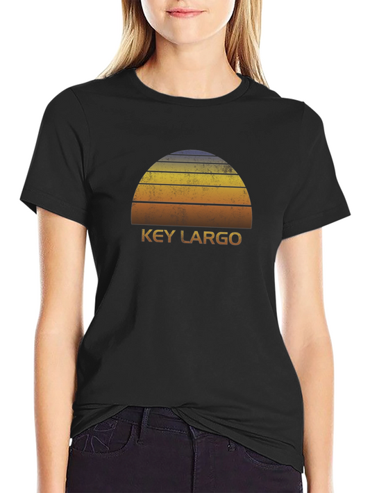 Key Largo Sunset T-Shirt Retro Style