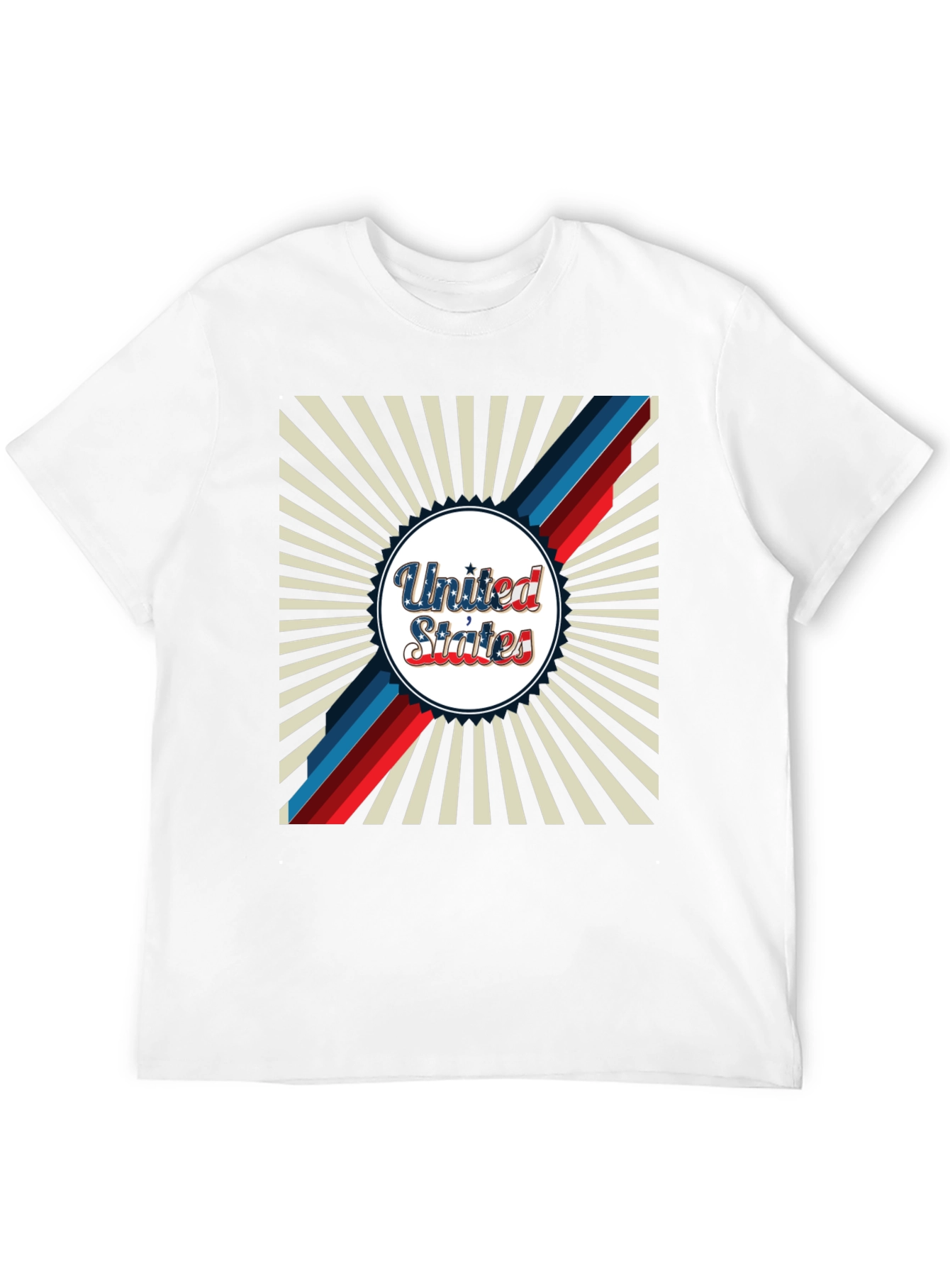 United States Graphic Print Crewneck T-Shirt