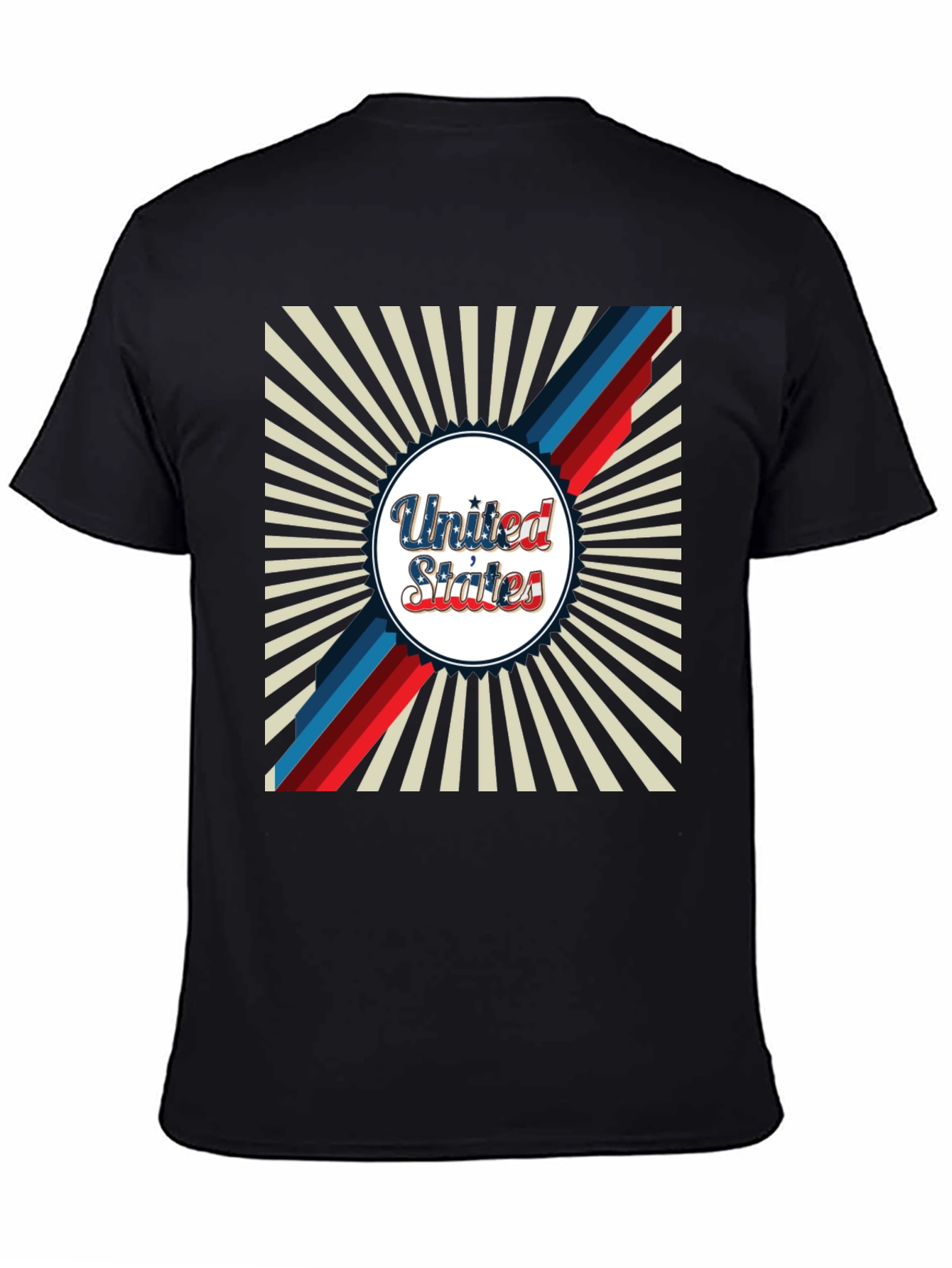United States Graphic Print Crewneck T-Shirt