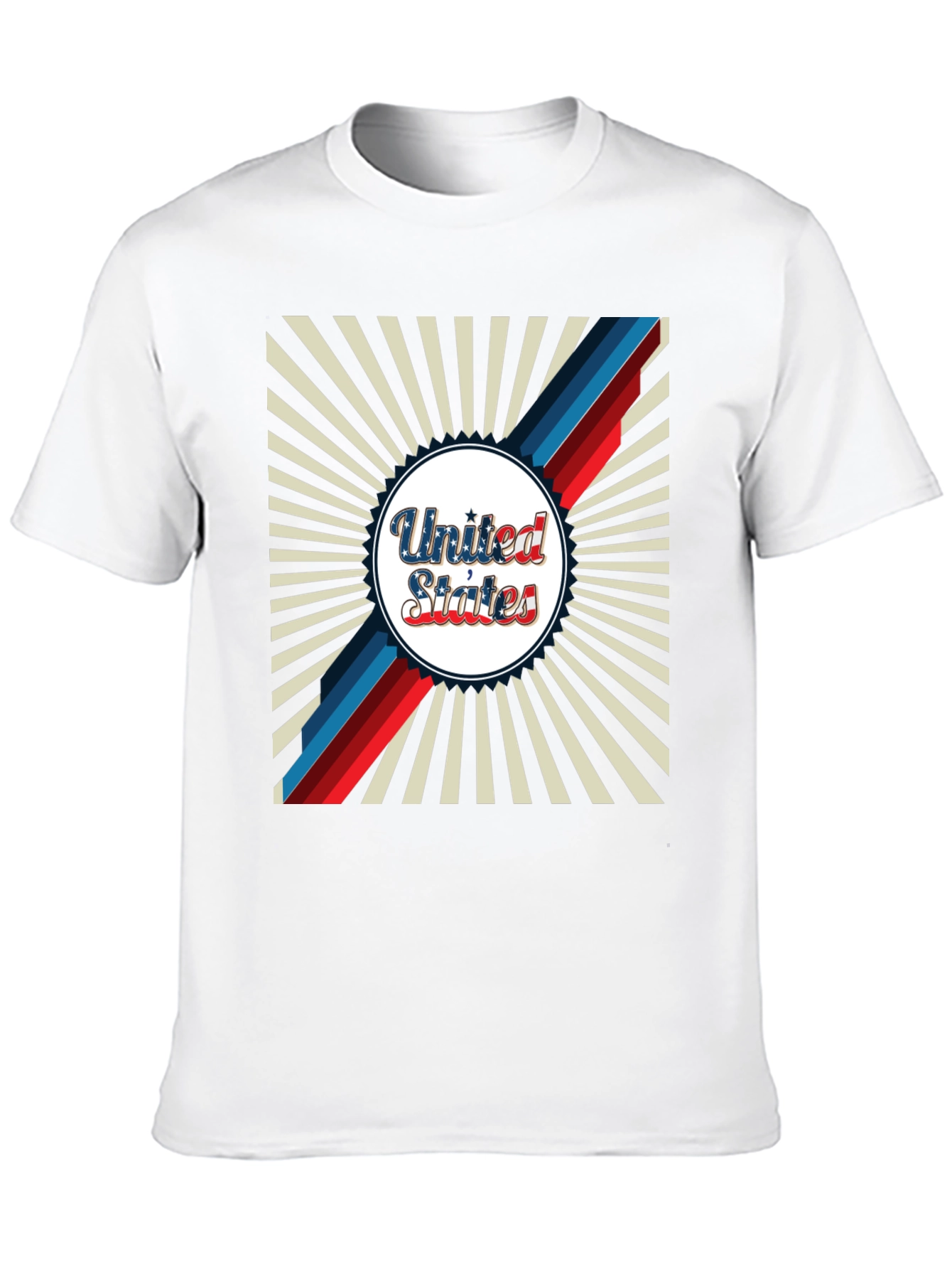 United States Graphic Print Crewneck T-Shirt