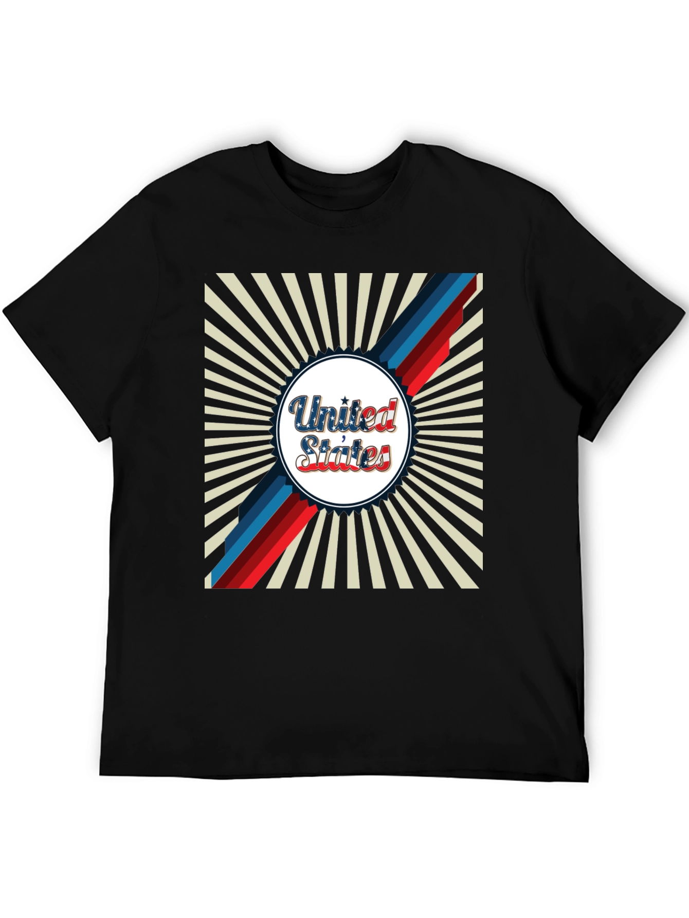 United States Graphic Print Crewneck T-Shirt