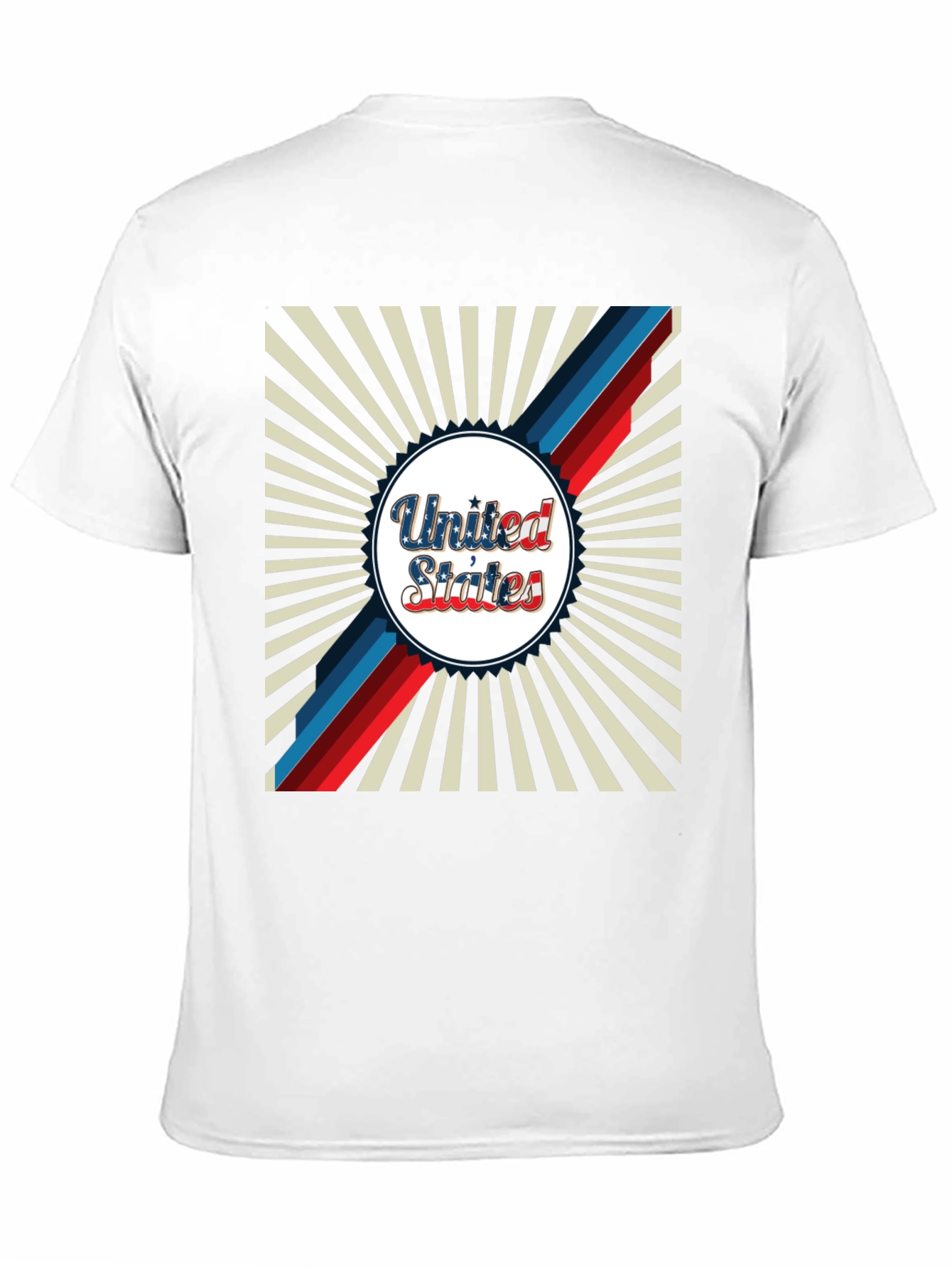 United States Graphic Print Crewneck T-Shirt