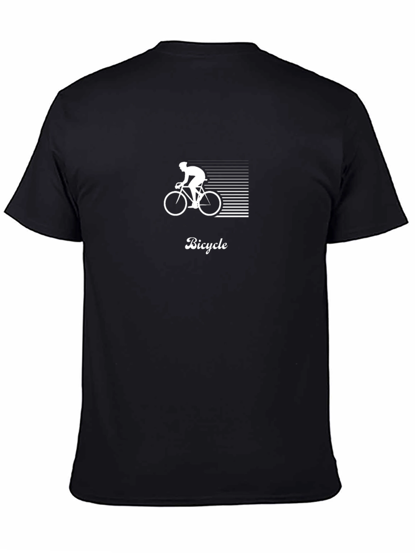 Black Bicycle Graphic T-Shirt - Ride in Style
