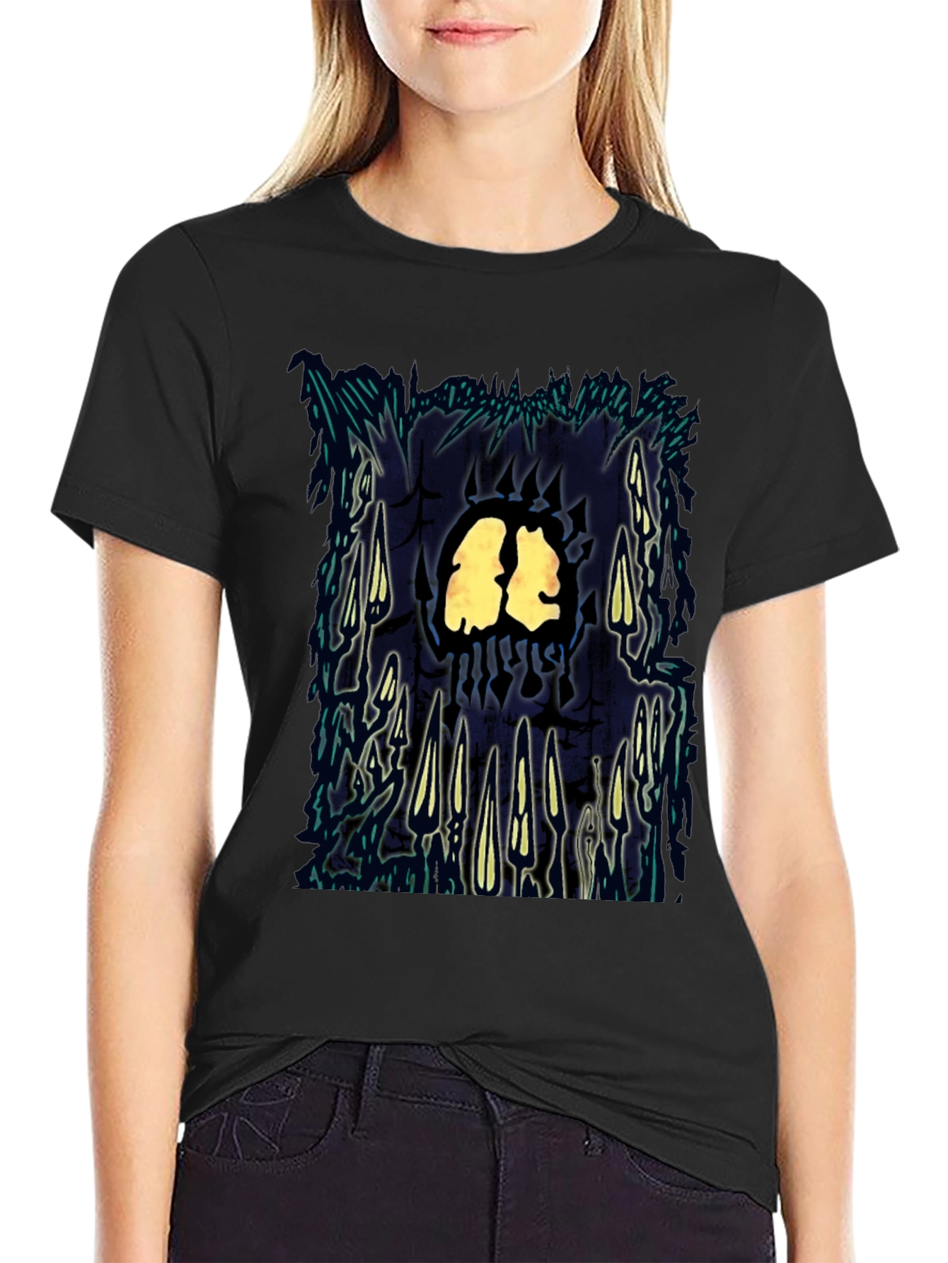 Abstract Graphic Print T-Shirt