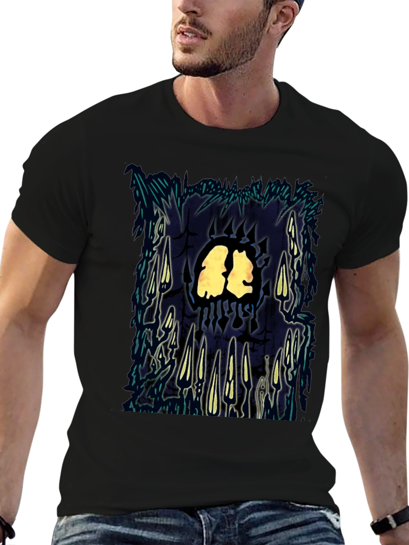 Abstract Graphic Print T-Shirt