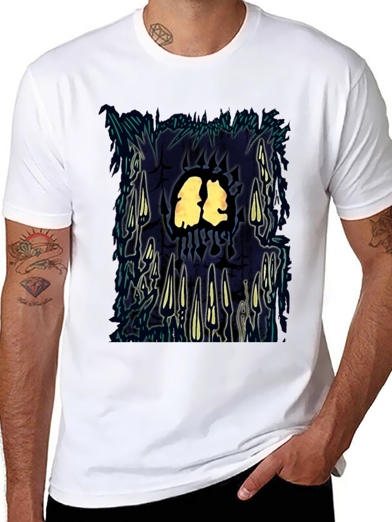 Abstract Graphic Print T-Shirt