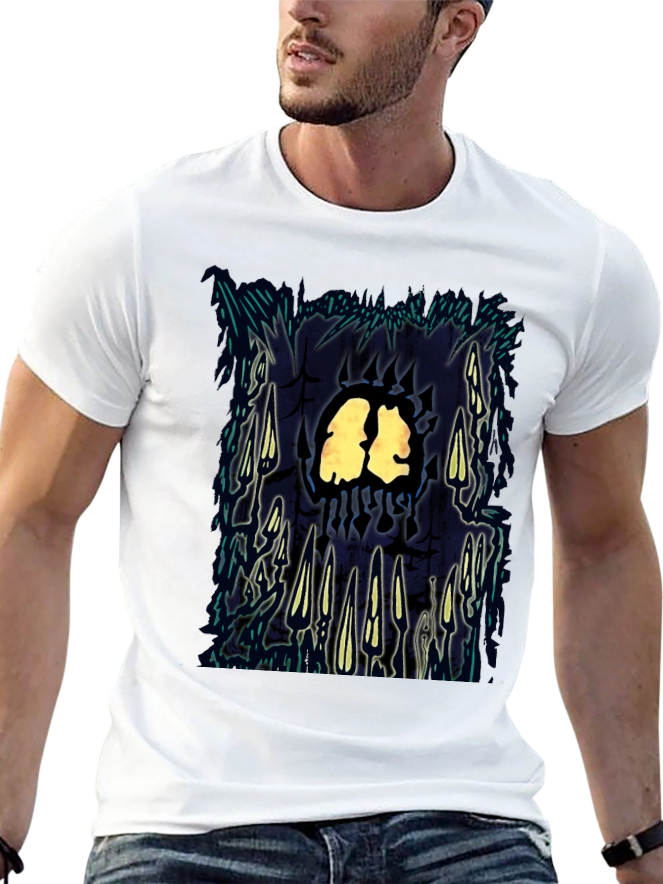 Abstract Graphic Print T-Shirt