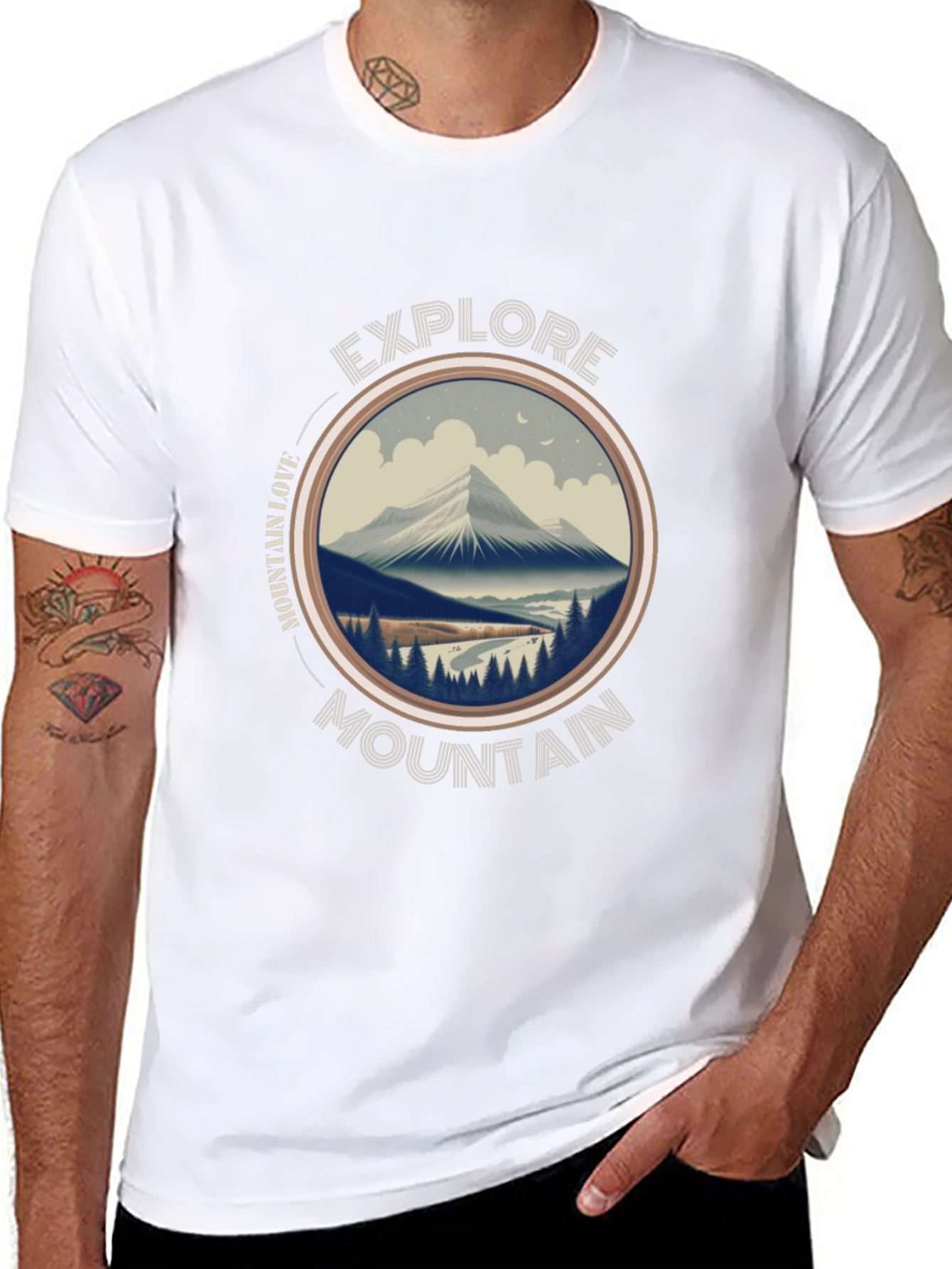 Explore Mountain Love Graphic Tee