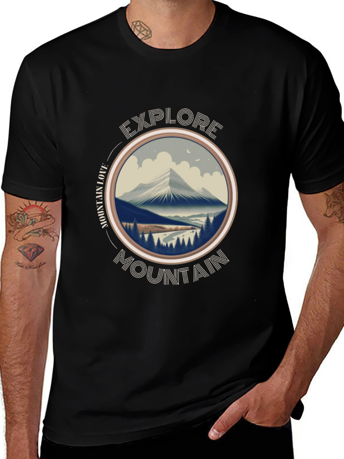 Explore Mountain Love Graphic Tee