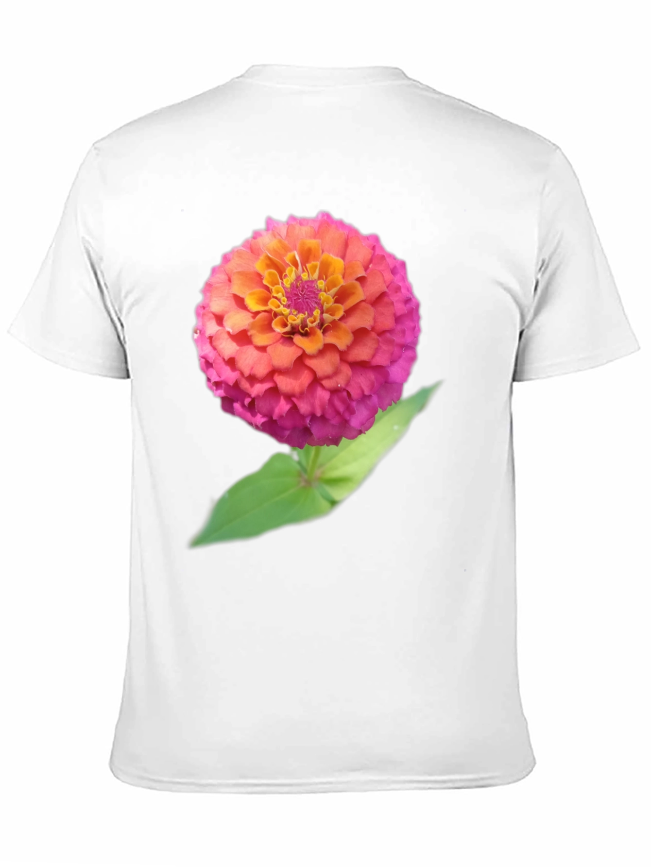 Floral Graphic Tee - Bold Zinnia Design