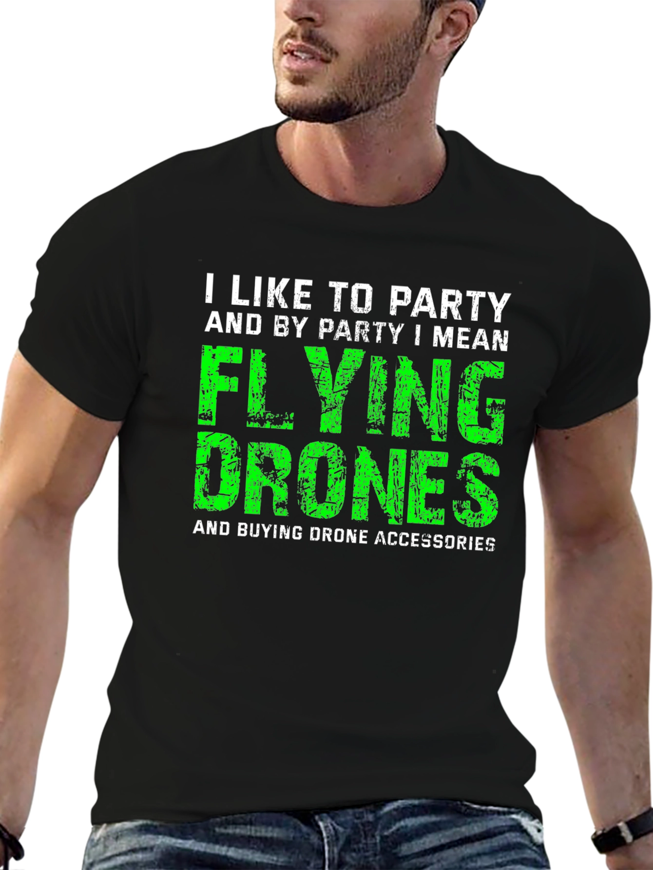 I Like to Party Flying Drones T-Shirt