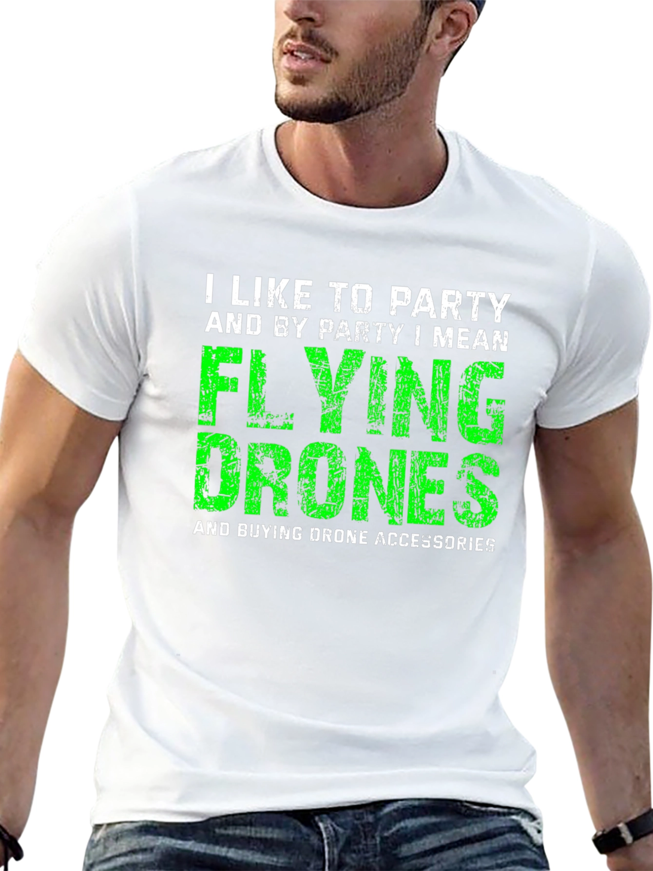 I Like to Party Flying Drones T-Shirt