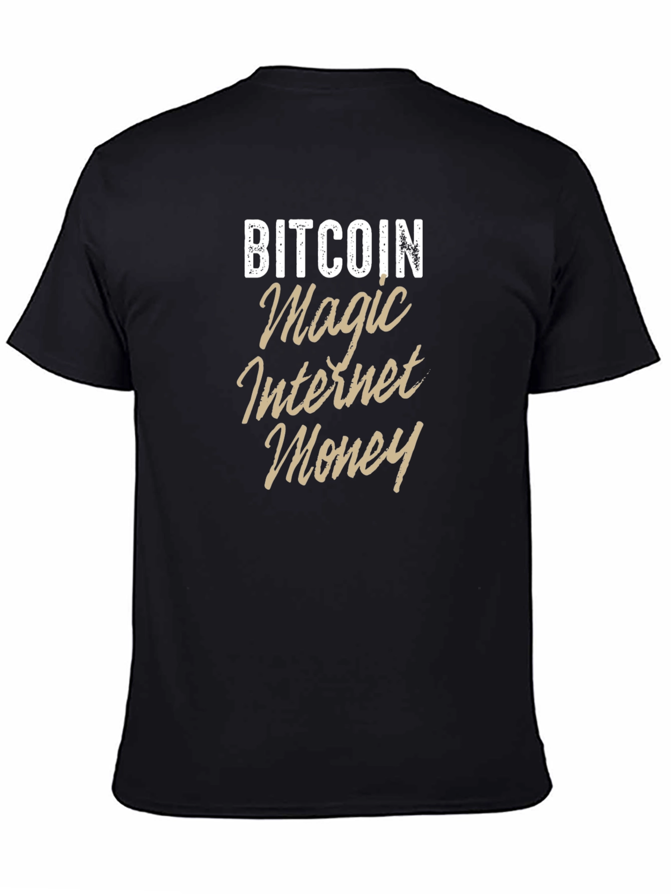 Bitcoin Magic Internet Money Black Tee