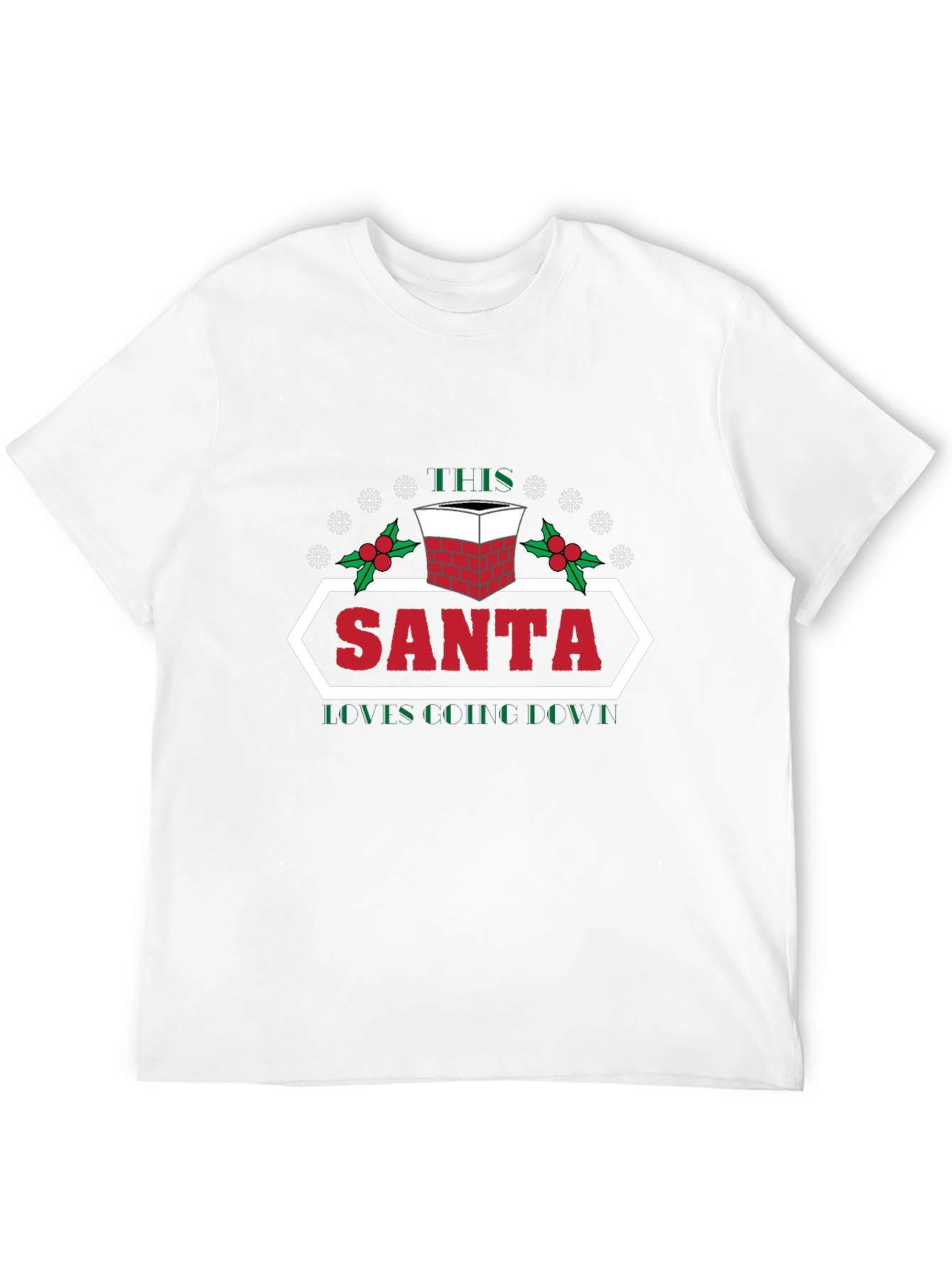 Santa Loves Coffee Christmas T-Shirt