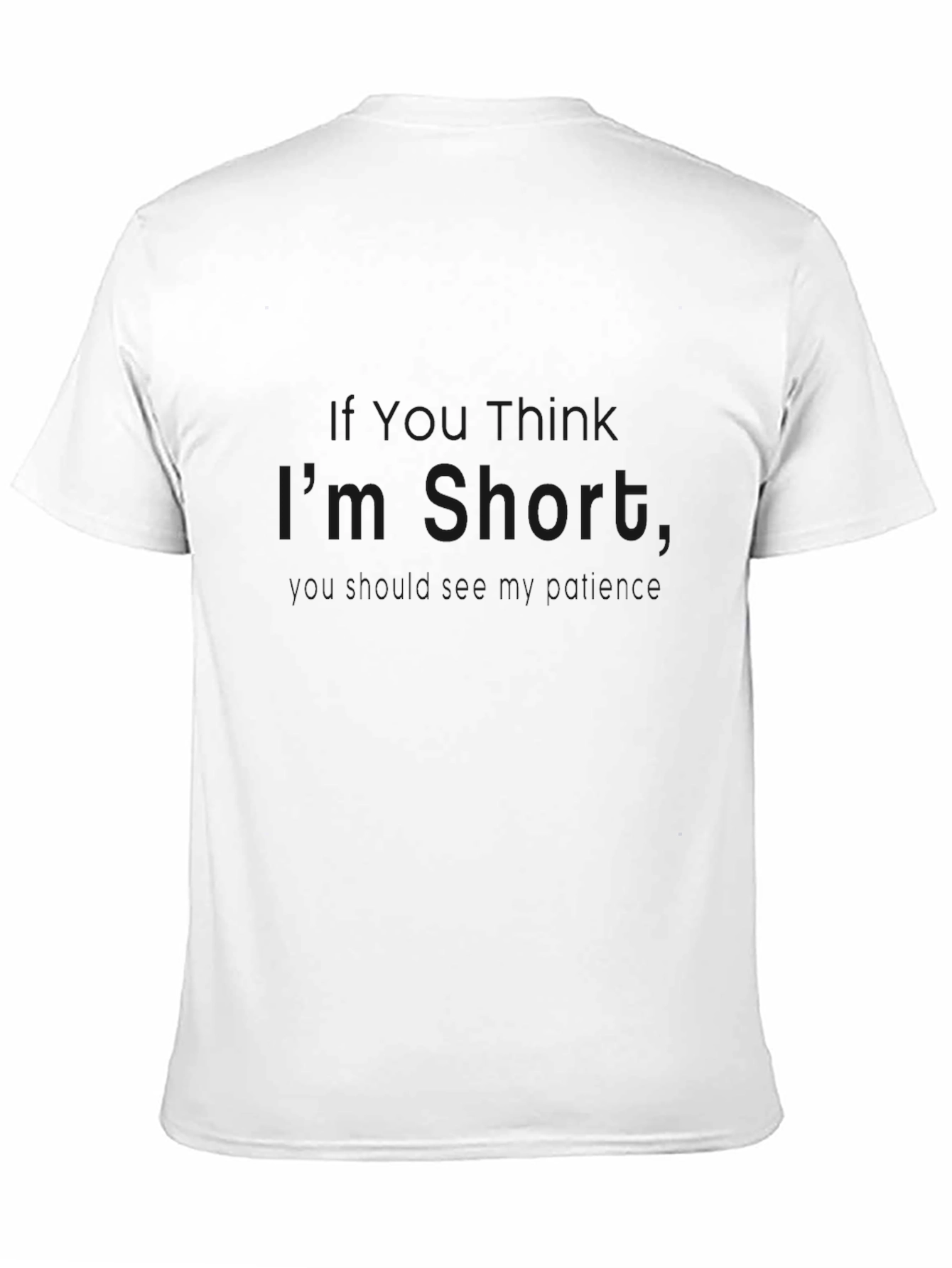 Black T-Shirt with Humorous Graphic