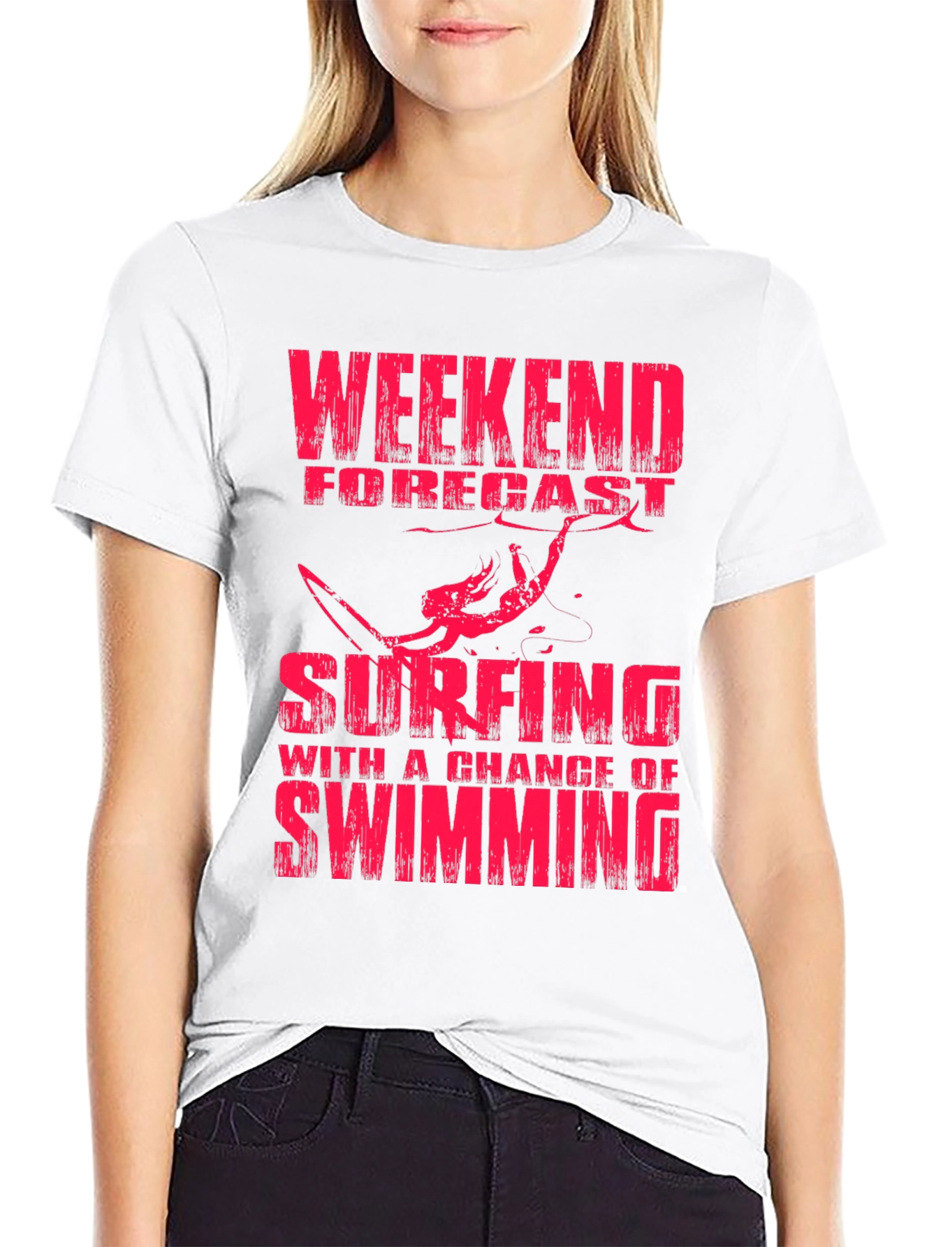Weekend Forecast Surfing T-Shirt
