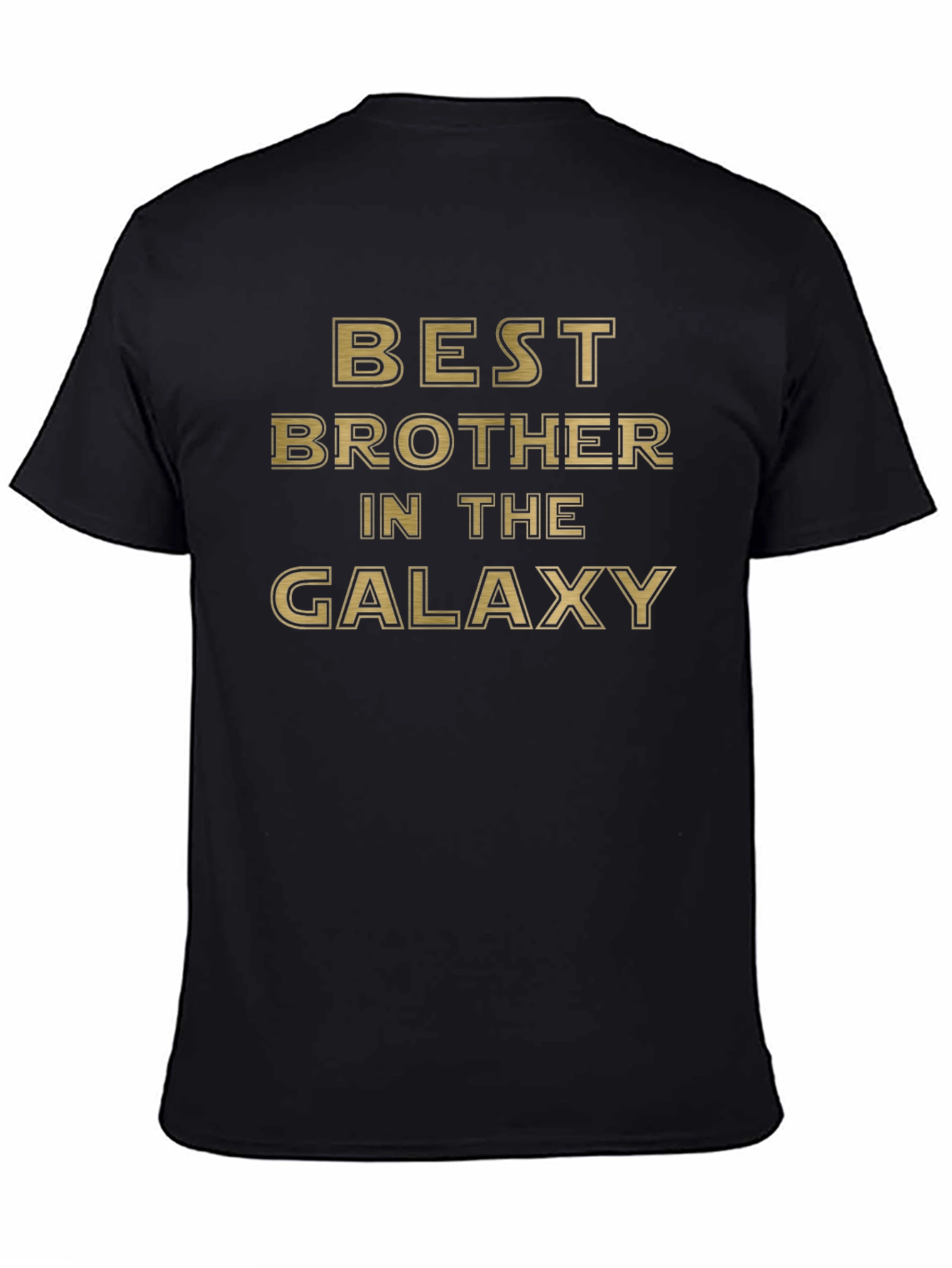 Best Brother in the Galaxy Black T-Shirt