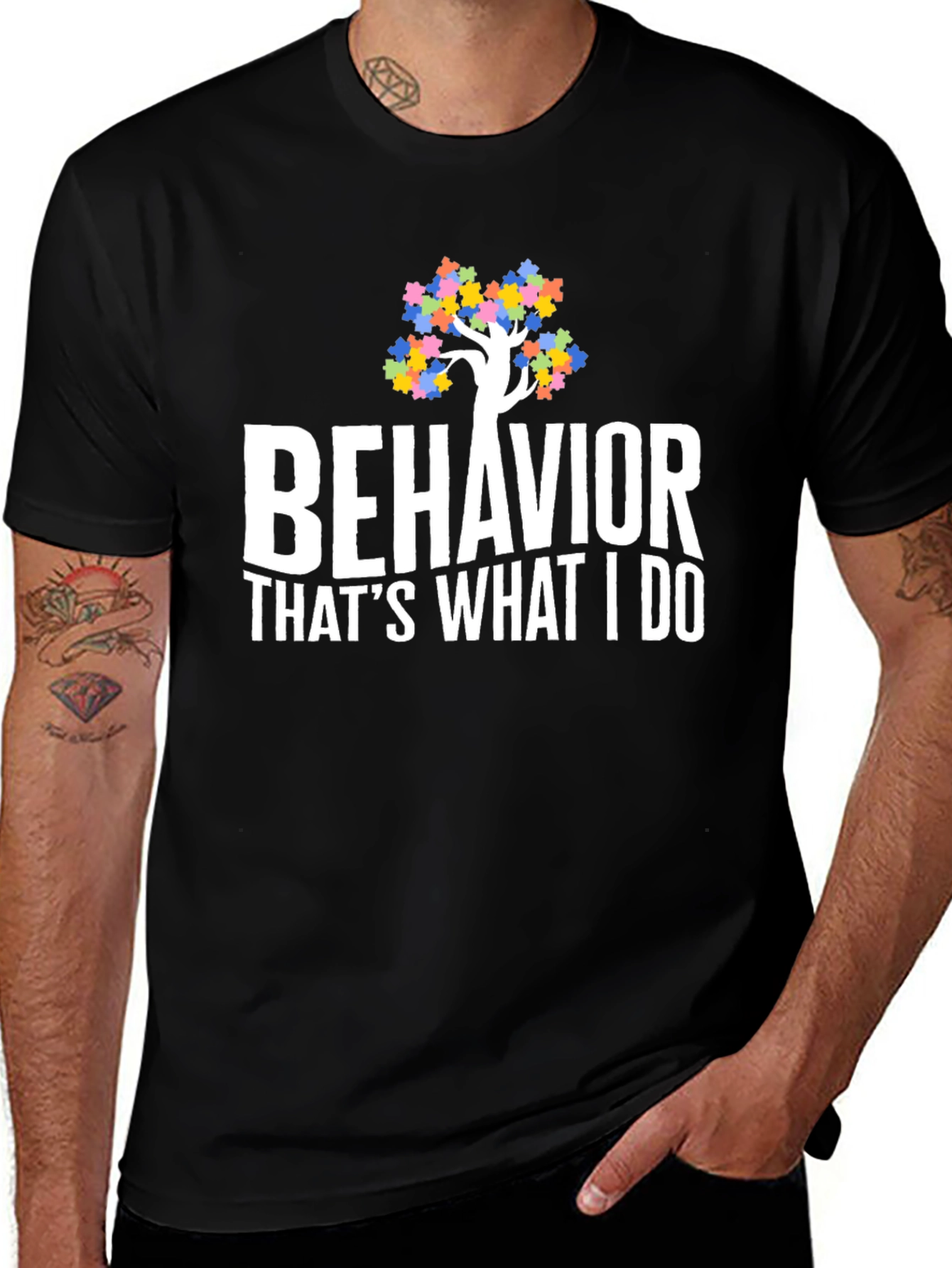 Behavior Thats What I Do Autism Awareness T-Shirt