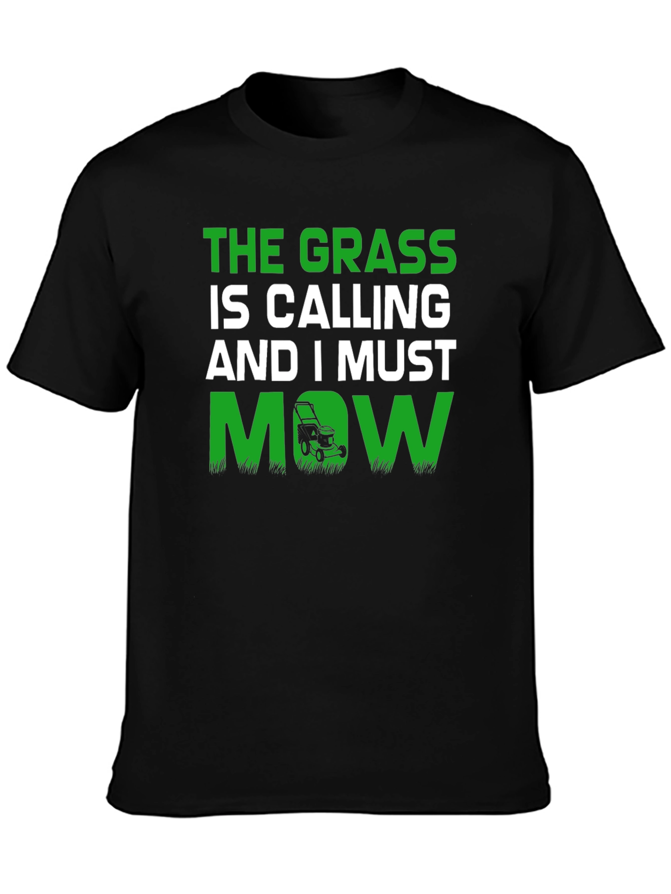 The Grass is Calling Funny Lawn Mowing T-Shirt