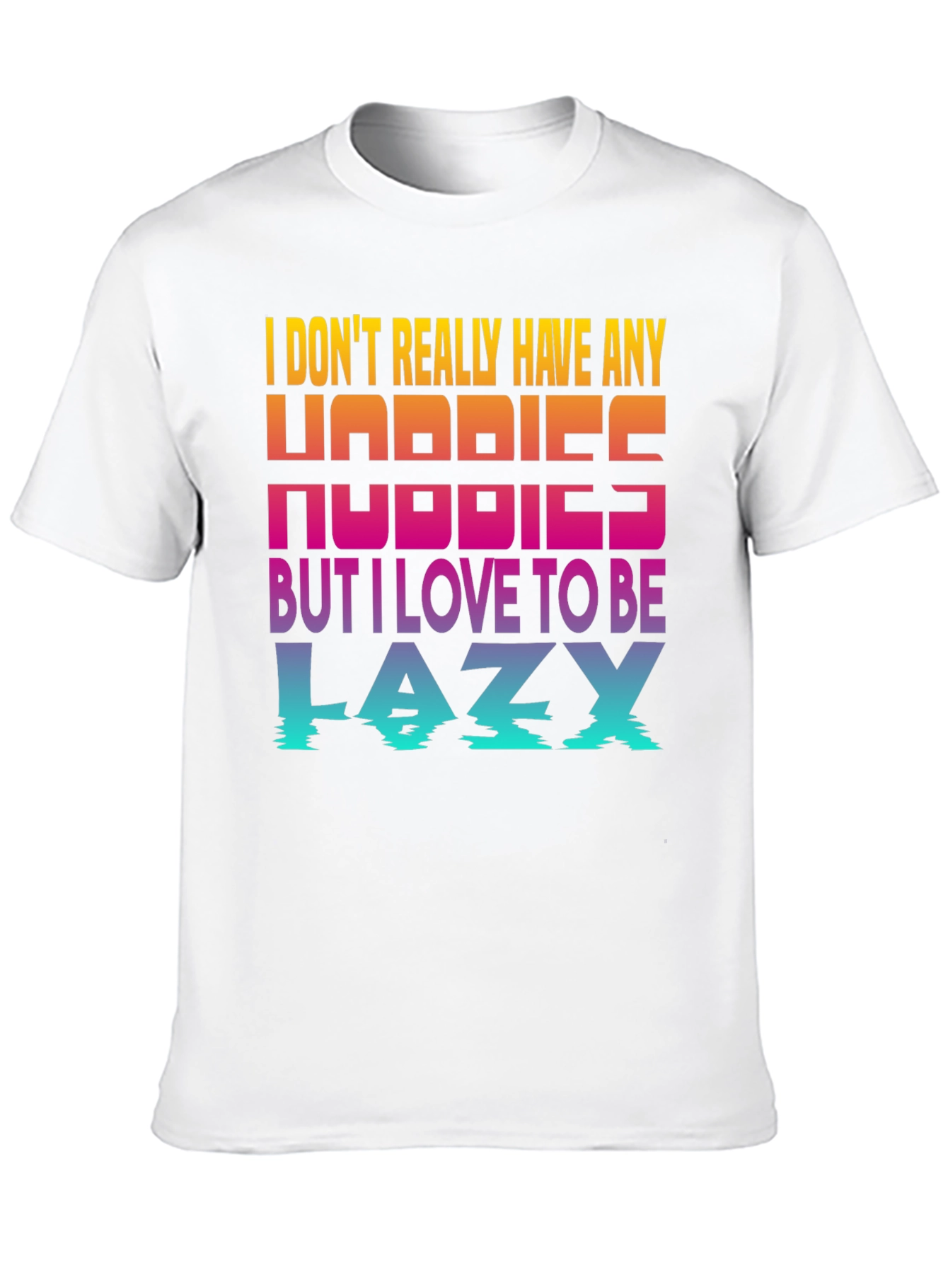 Lazy Hobbies Graphic Tee - Black