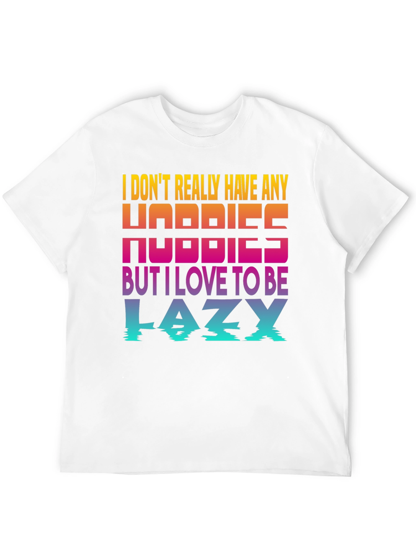 Lazy Hobbies Graphic Tee - Black