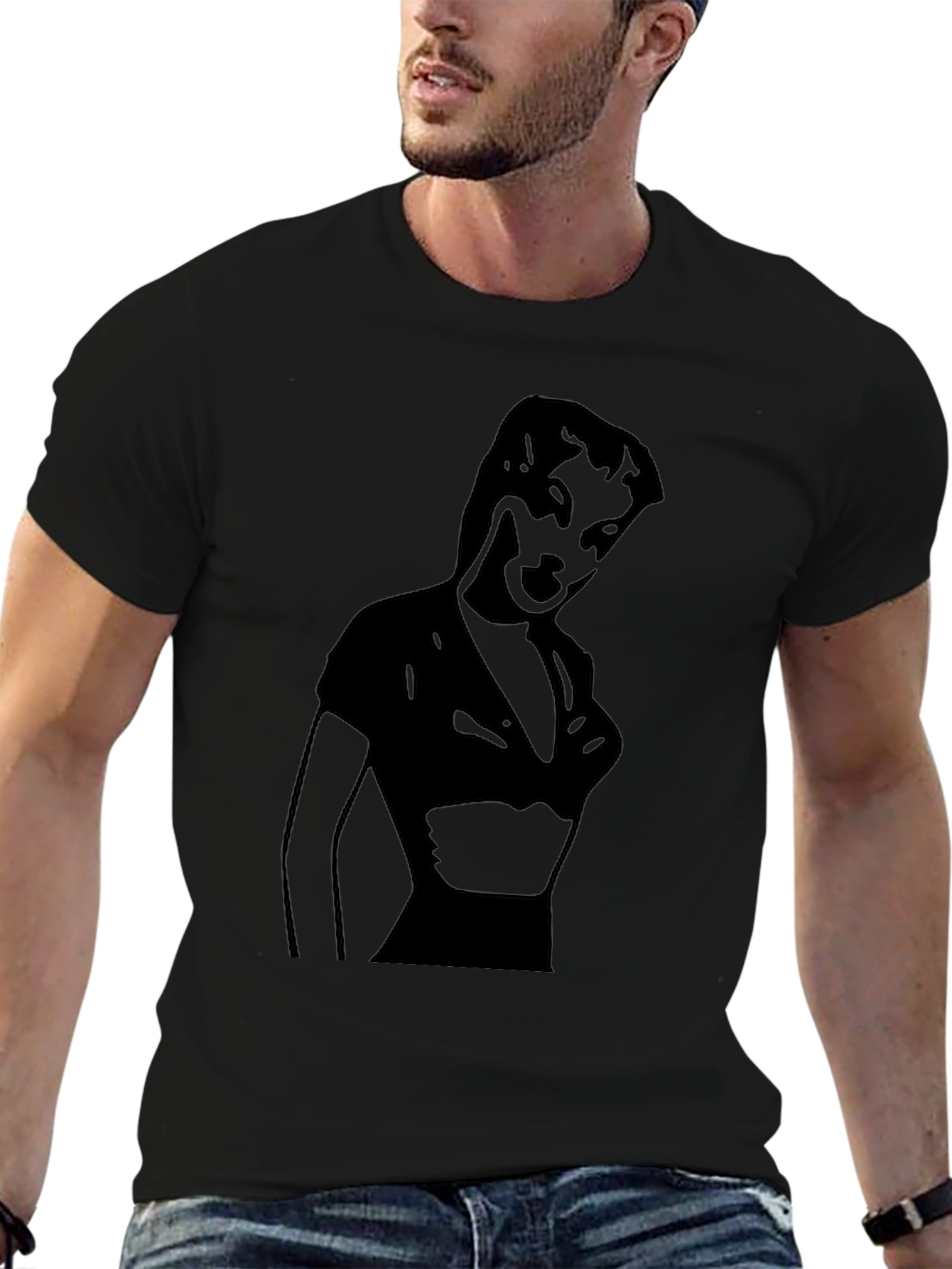 Classic Silhouette Tee - Retro Style Graphic Shirt