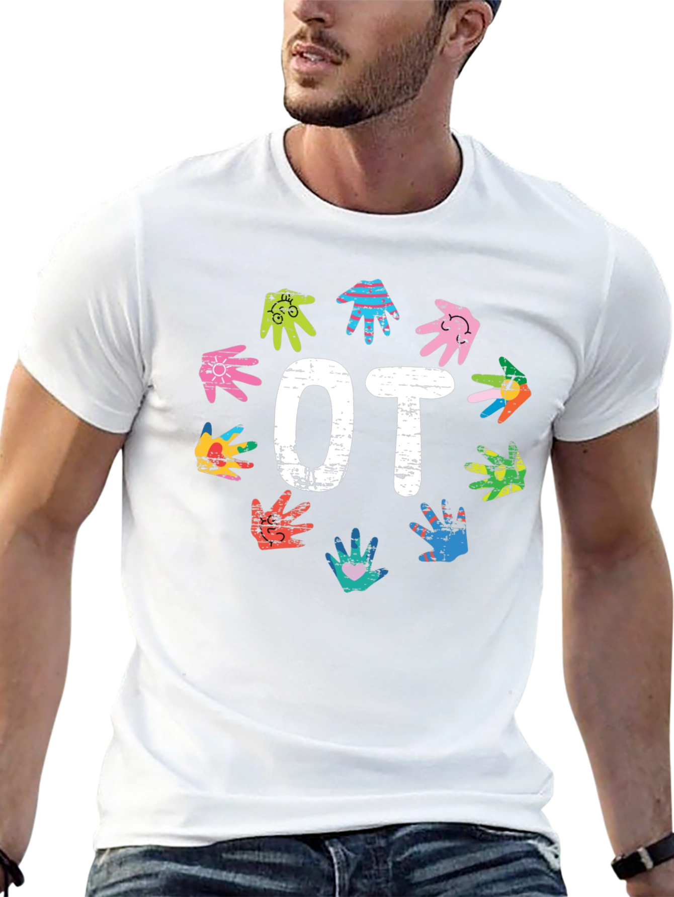 OT Occupational Therapy Hands T-Shirt