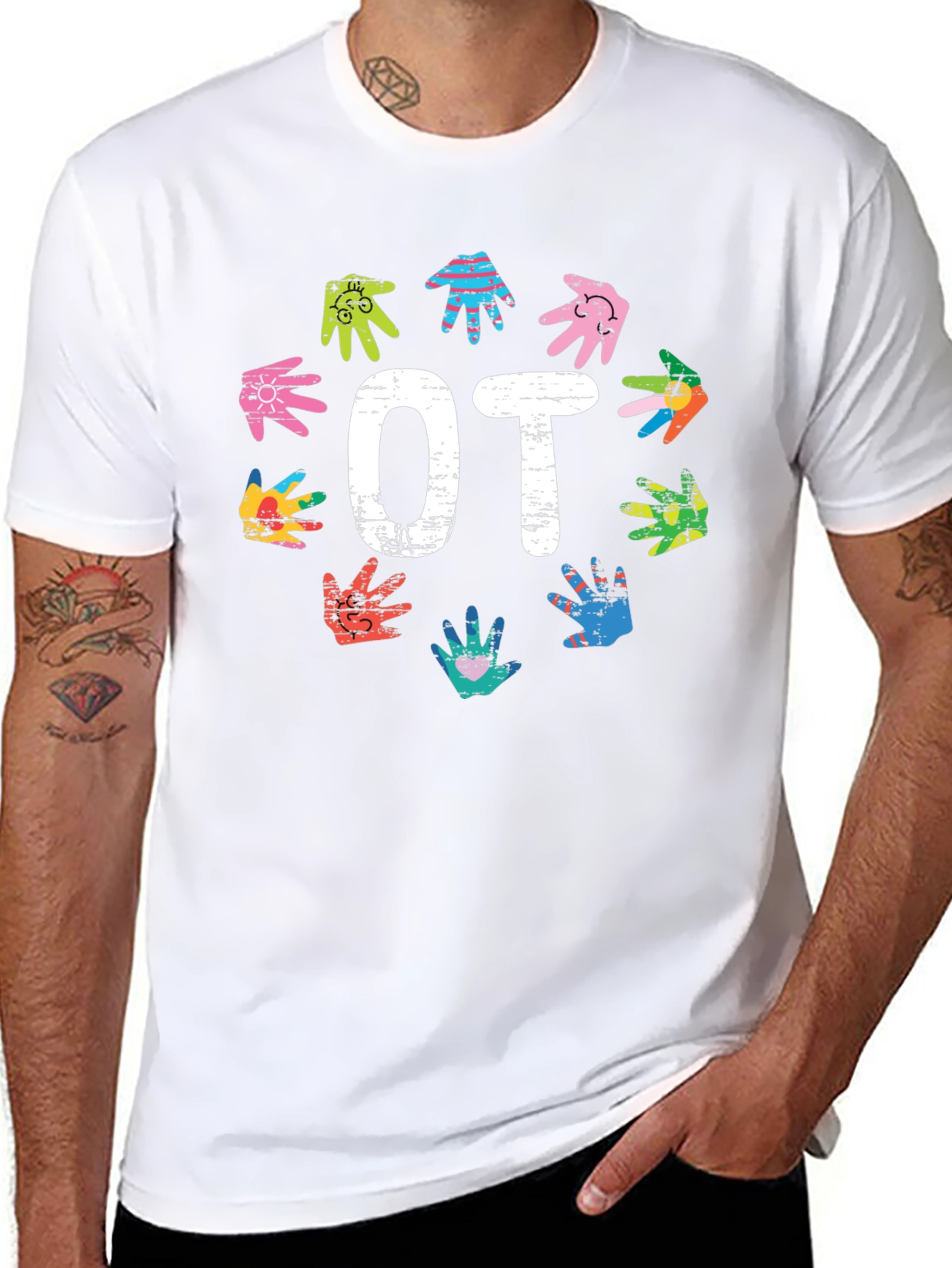 OT Occupational Therapy Hands T-Shirt