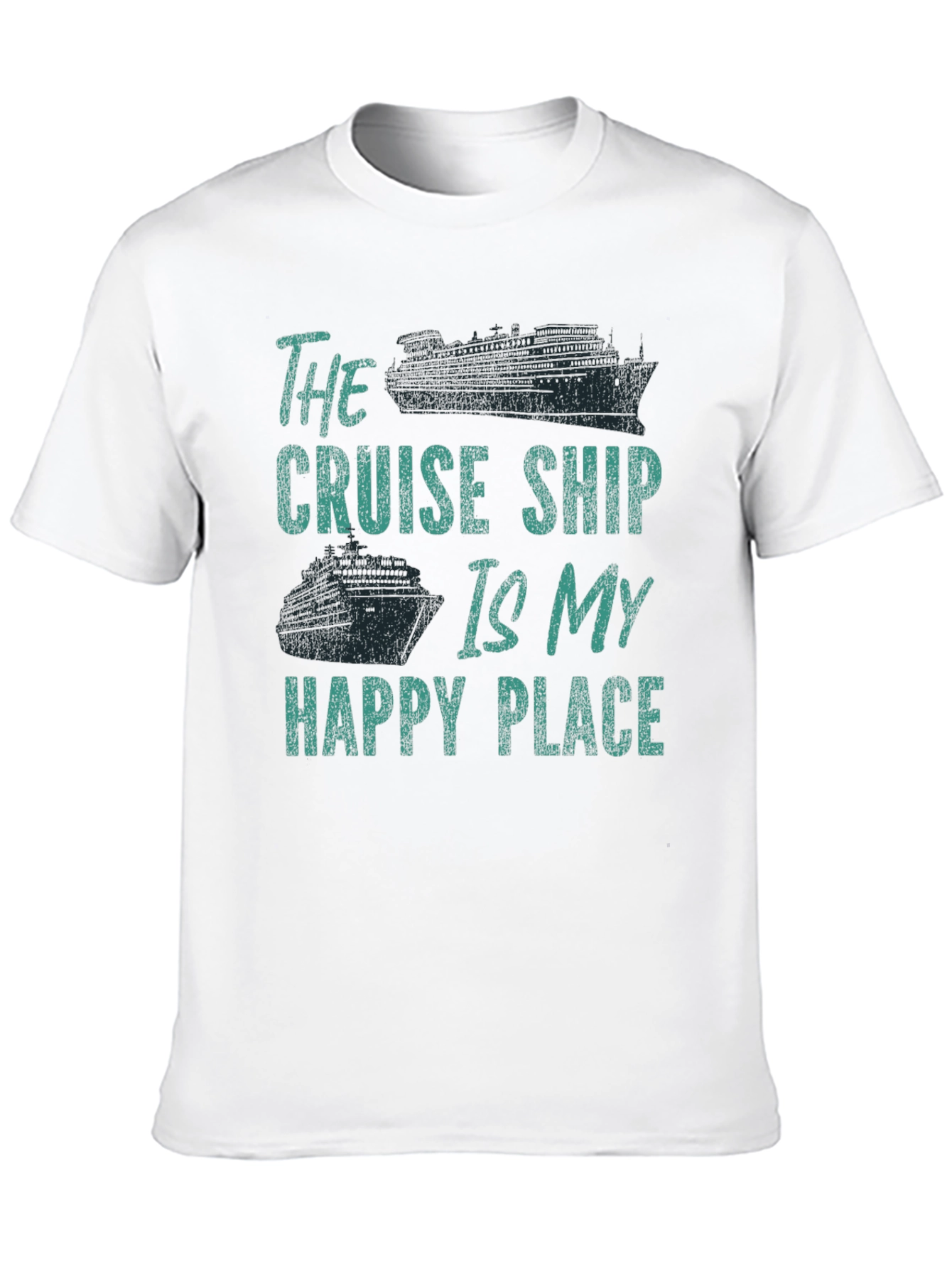 Cruise Ship Happy Place T-Shirt
