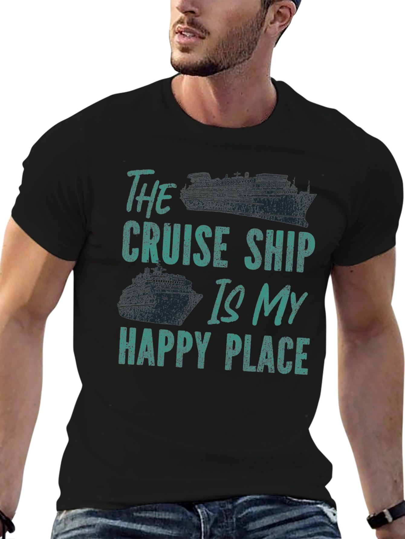 Cruise Ship Happy Place T-Shirt