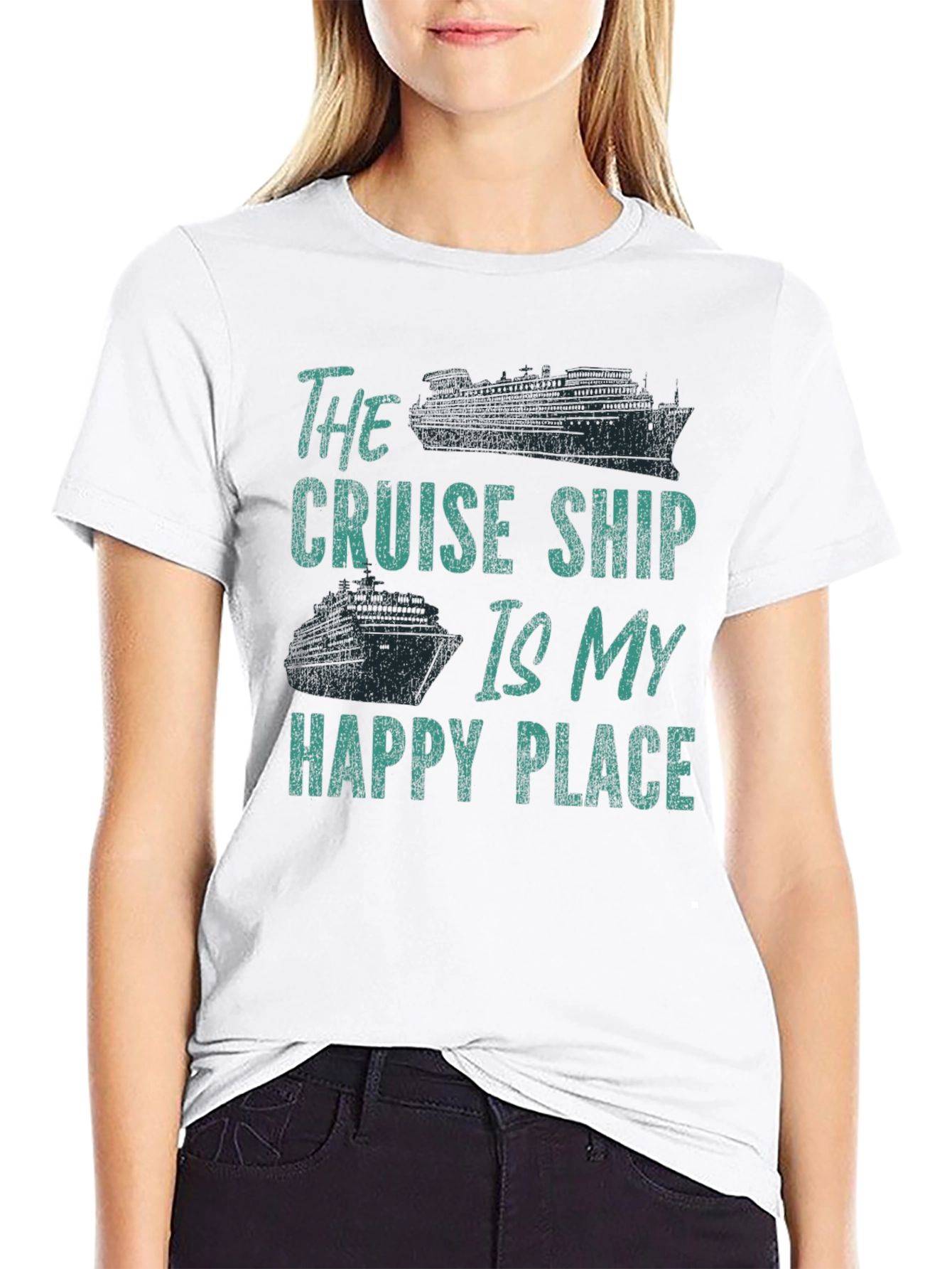 Cruise Ship Happy Place T-Shirt