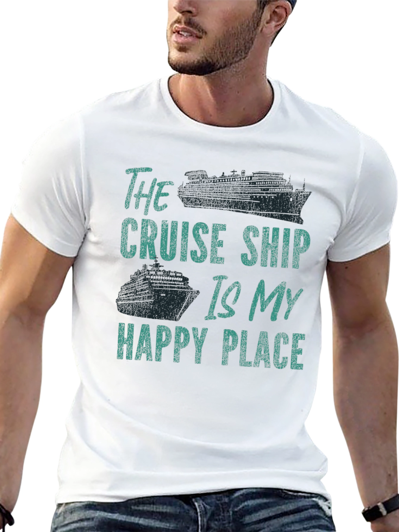 Cruise Ship Happy Place T-Shirt