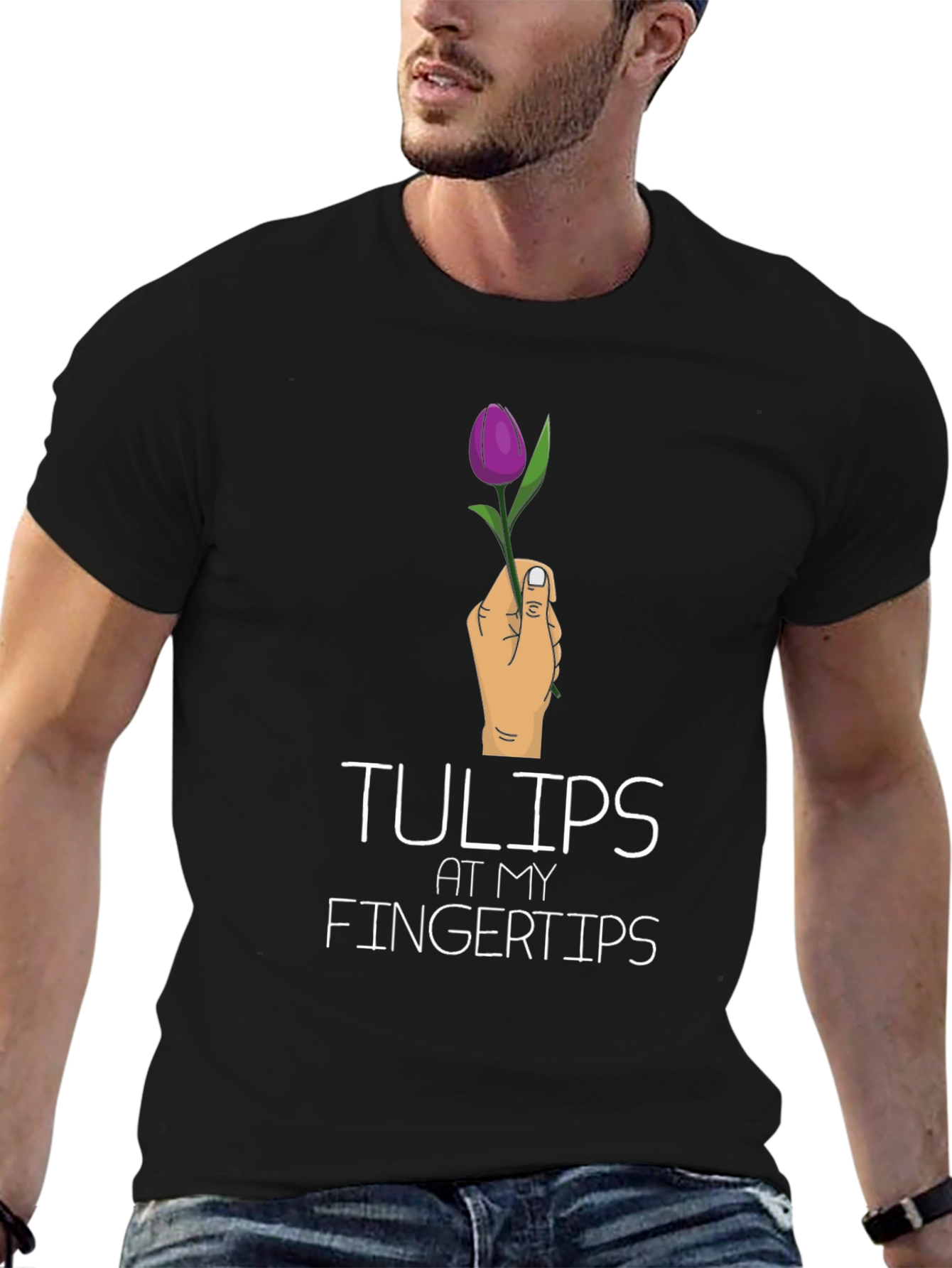 Tulips at My Fingertips Graphic T-Shirt