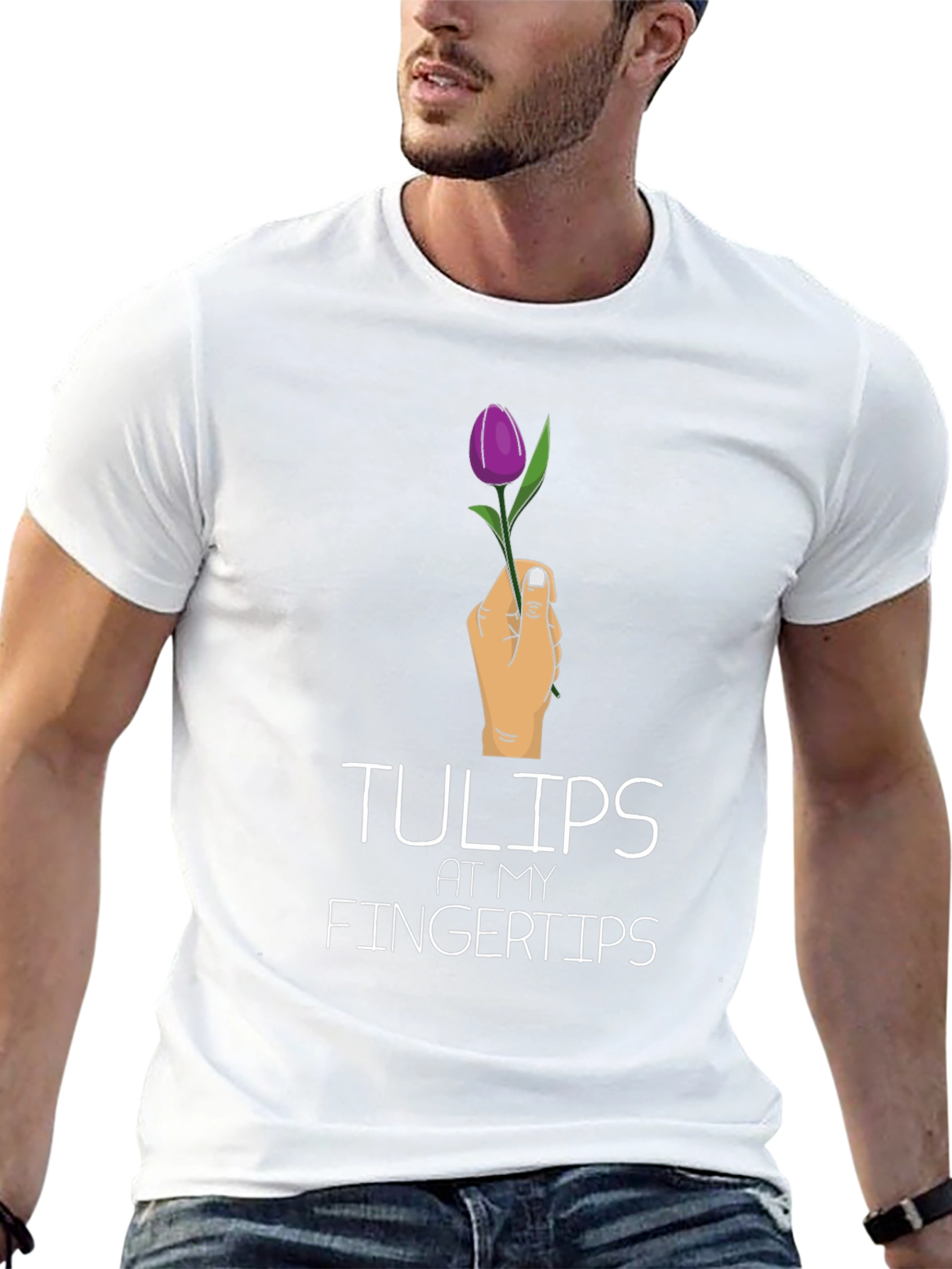 Tulips at My Fingertips Graphic T-Shirt