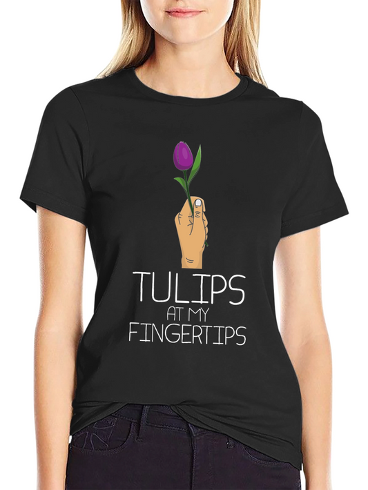 Tulips at My Fingertips Graphic T-Shirt
