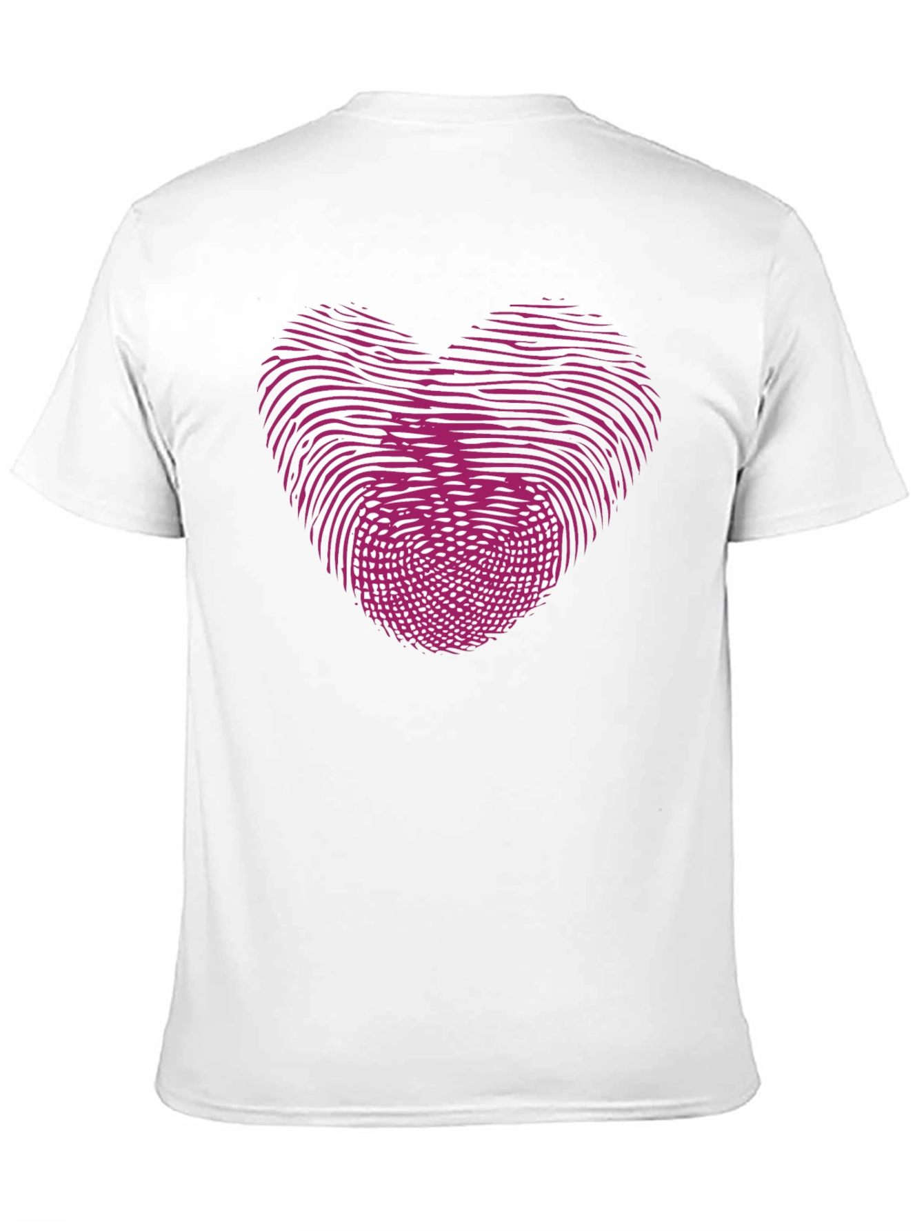 Heart Apple Fingerprint Graphic T-Shirt