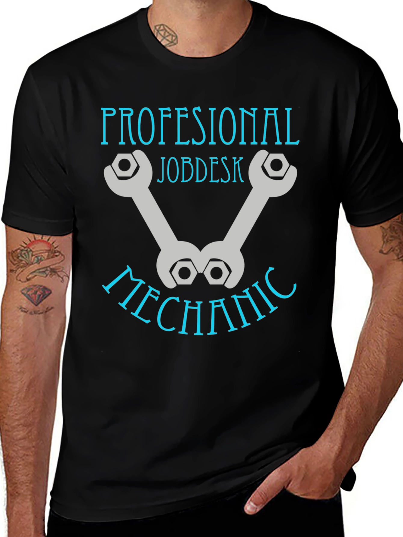 Professional Mechanic Jobdesk T-Shirt - Auto Repair Gift