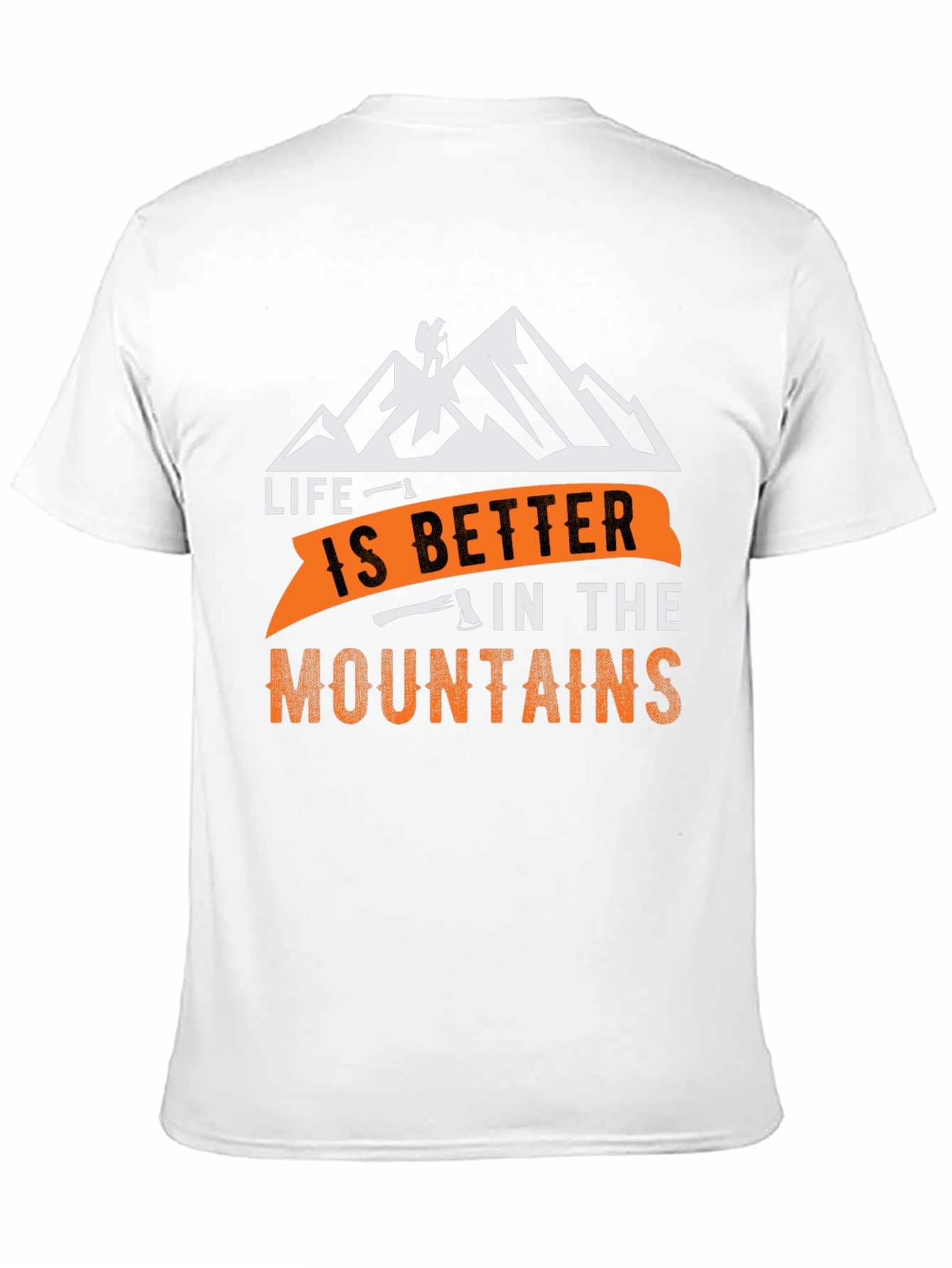 Life is Better in the Mountains Black T-Shirt