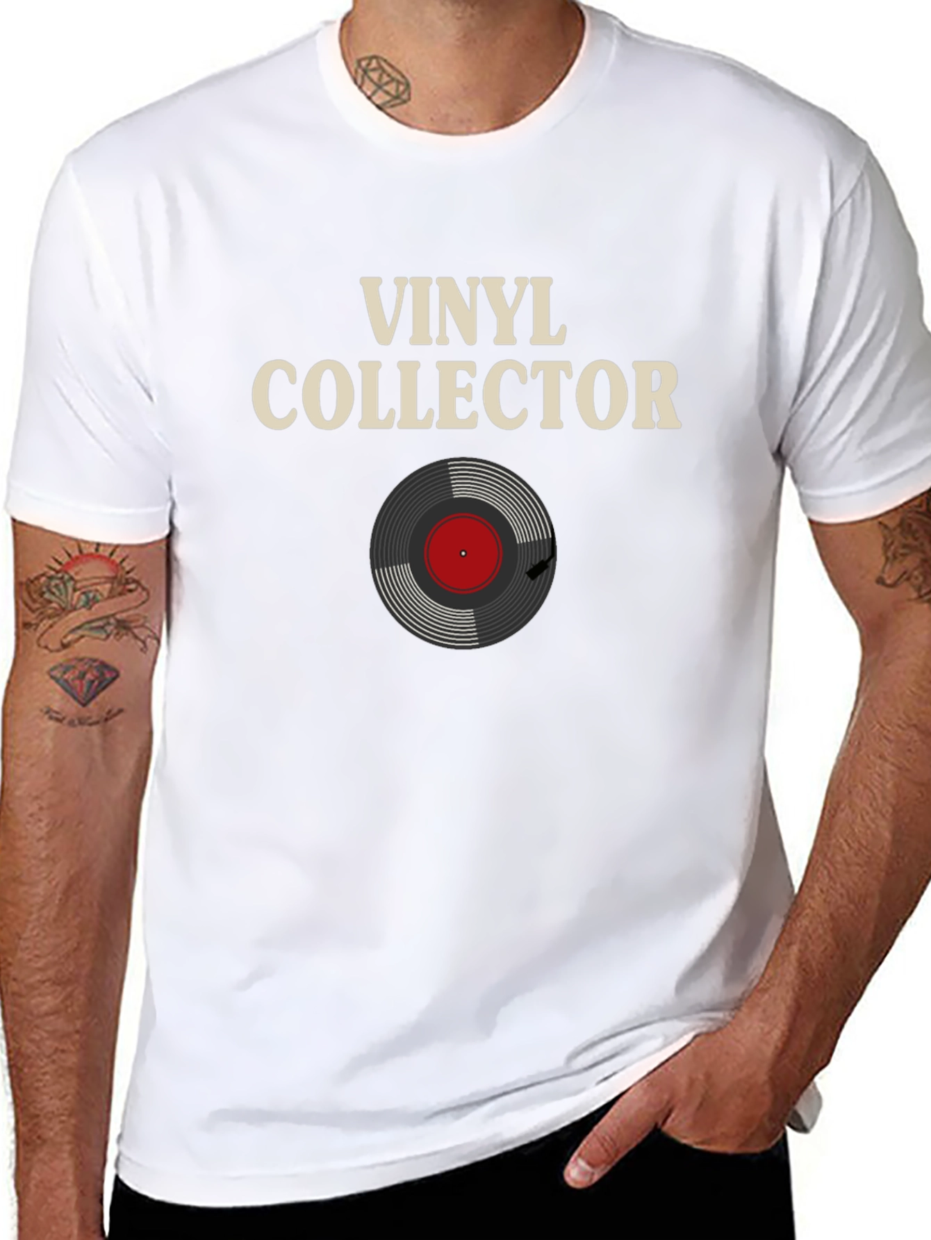 Vinyl Collector Graphic T-Shirt