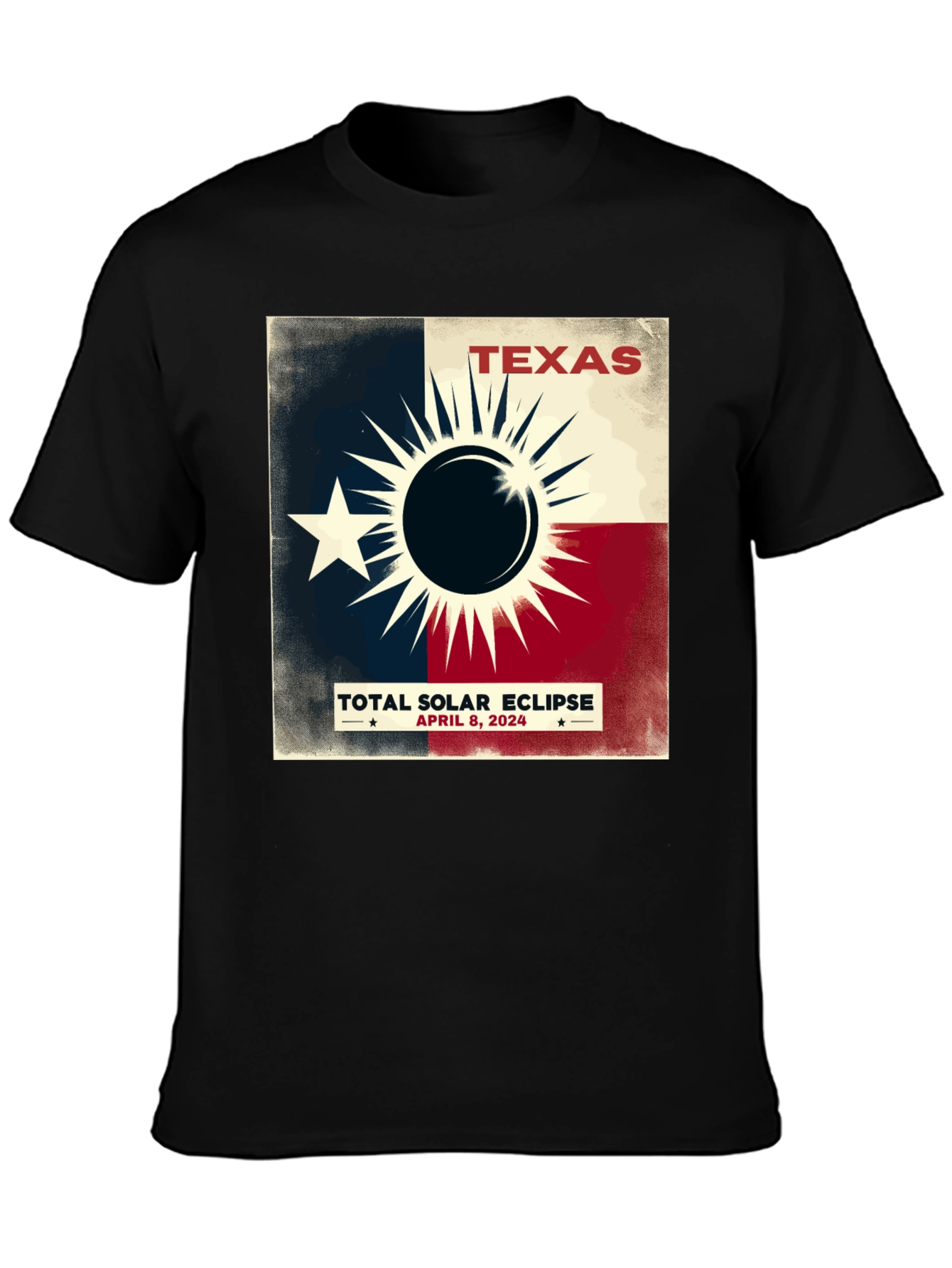 Texas Solar Eclipse 2024 T-Shirt