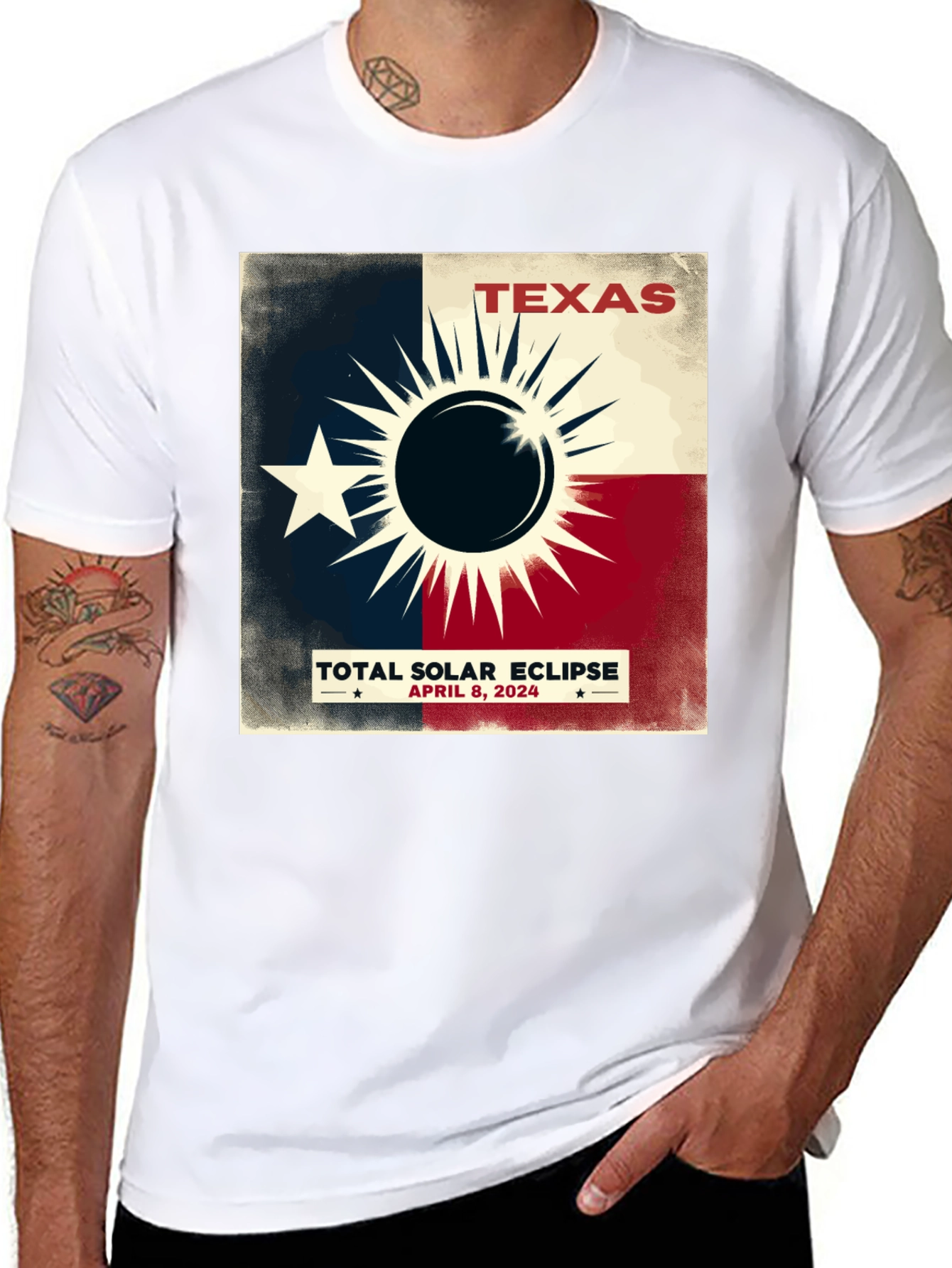Texas Solar Eclipse 2024 T-Shirt