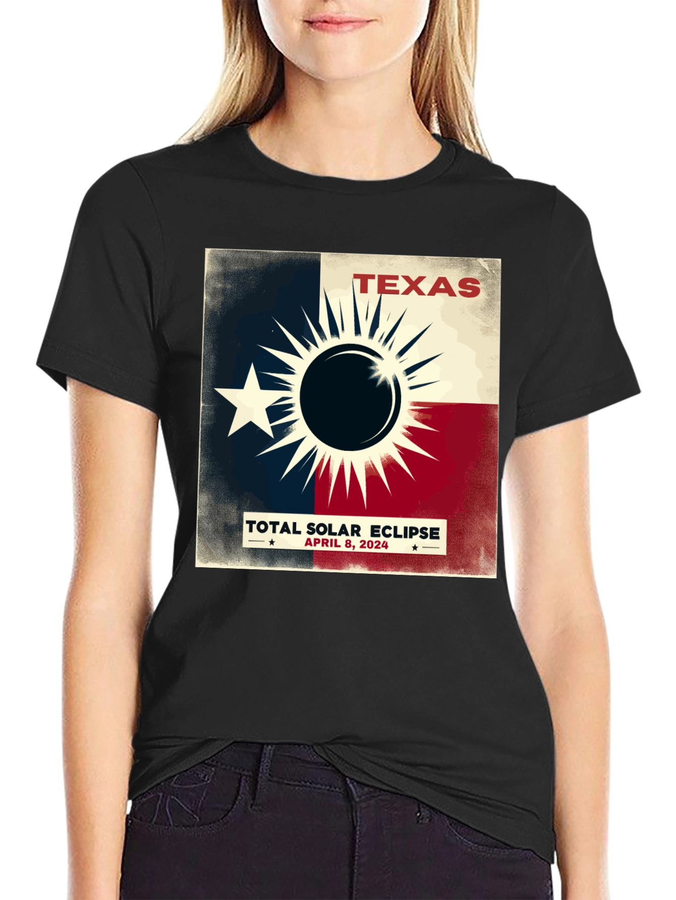 Texas Solar Eclipse 2024 T-Shirt